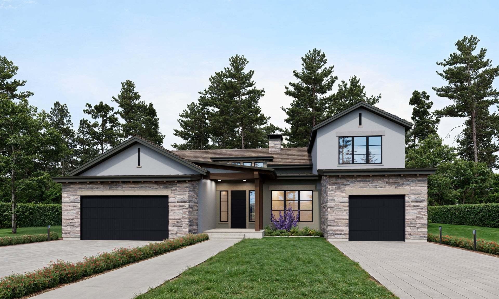 The Summit at Castle Pines by Trumark Homes | Residence 3 | Variation 1 with Opt. Second Level