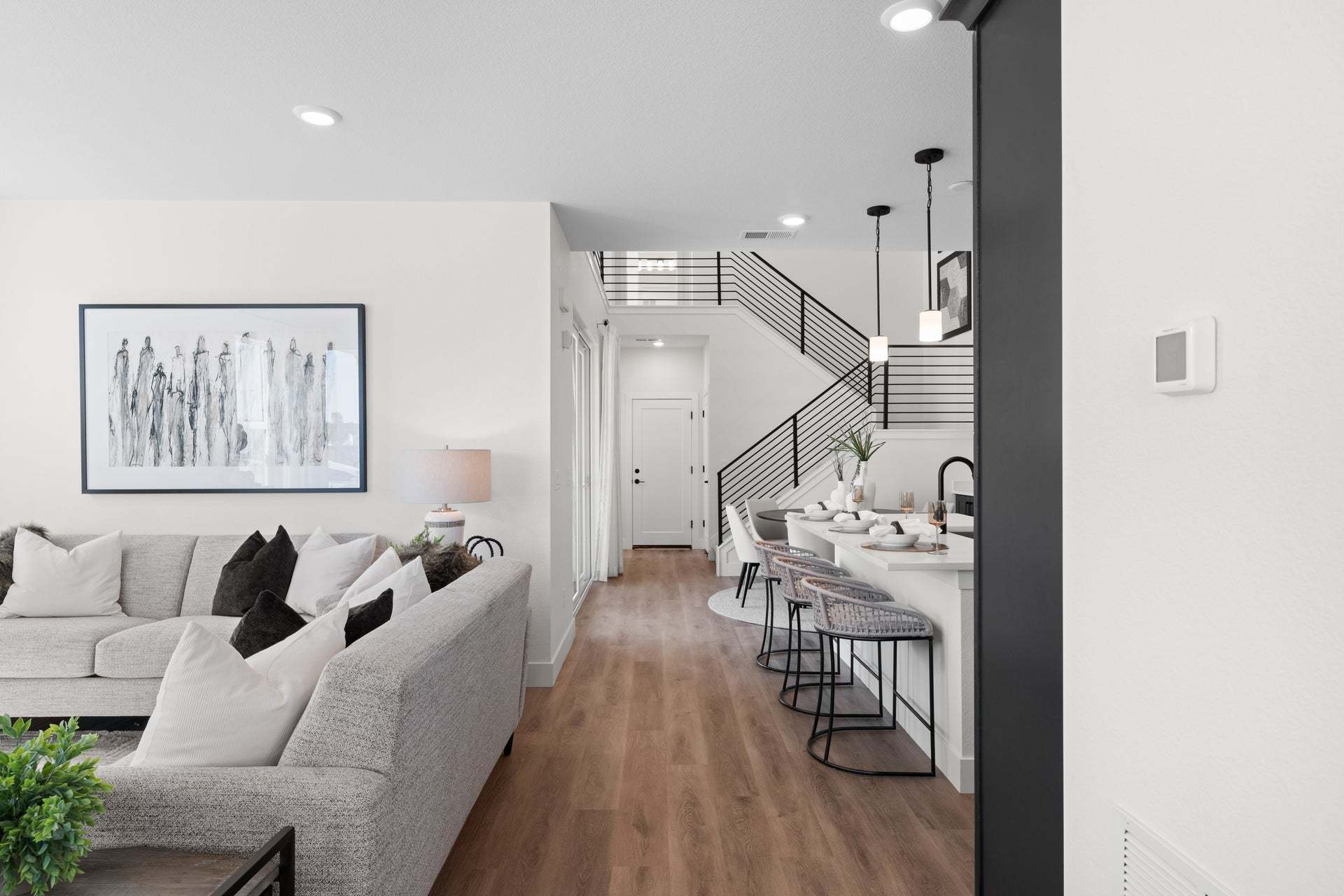 Duet Collection at Sterling Ranch | Plan 3 | great room kitchen