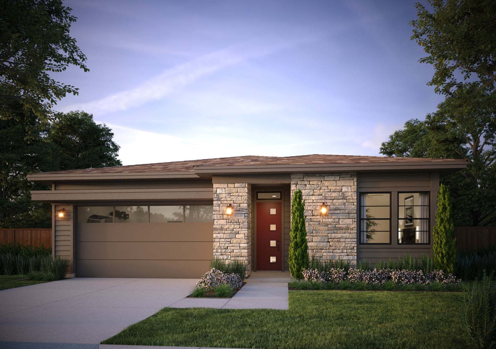Festival at RainDance by Trumark Homes | Plan 1B | Modern Prairie