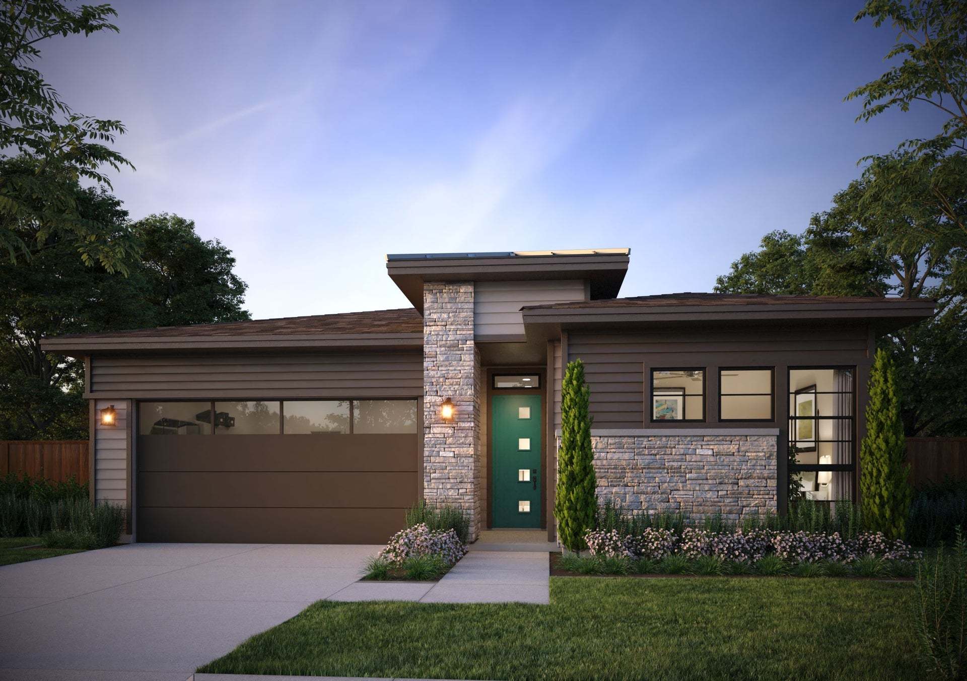 Festival at RainDance by Trumark Homes | Plan 2B | Modern Prairie