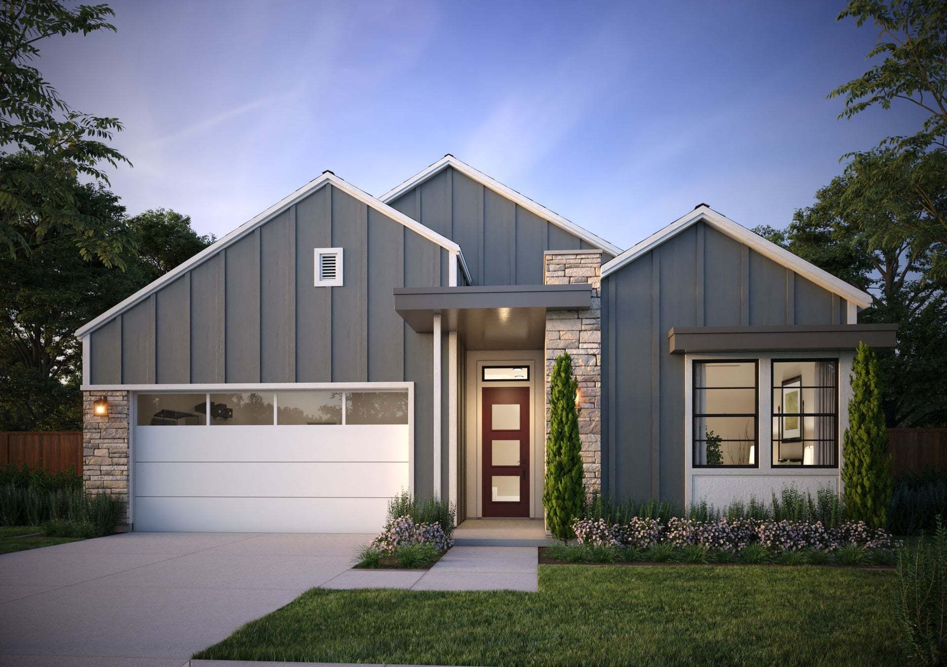 Festival at RainDance by Trumark Homes | Plan 2C | Modern Mountain