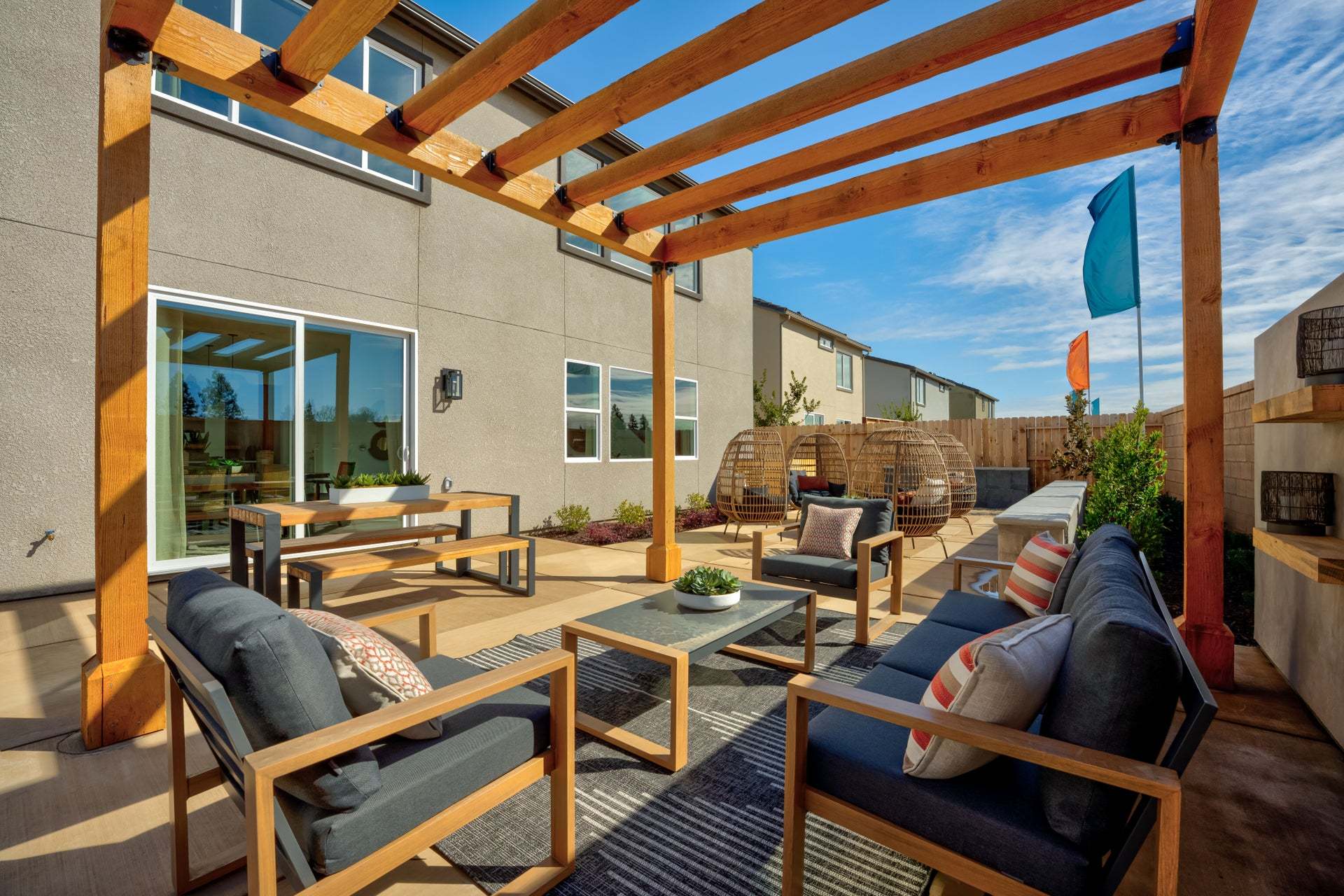 Madison at Oak Place | Camden Model | Backyard