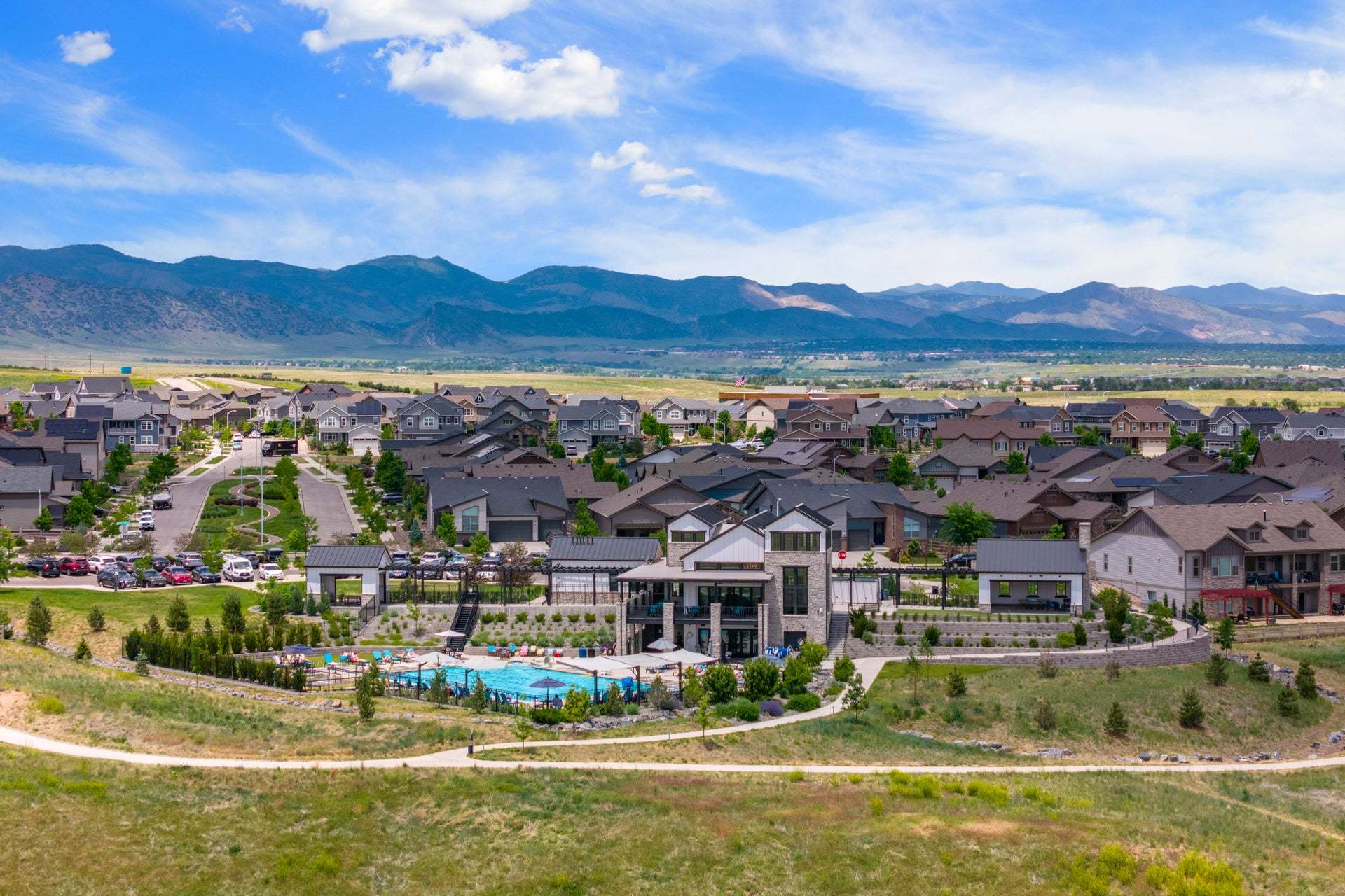 Trumark Homes at Sterling Ranch | Clubhouse and Pool | Littleton, CO
