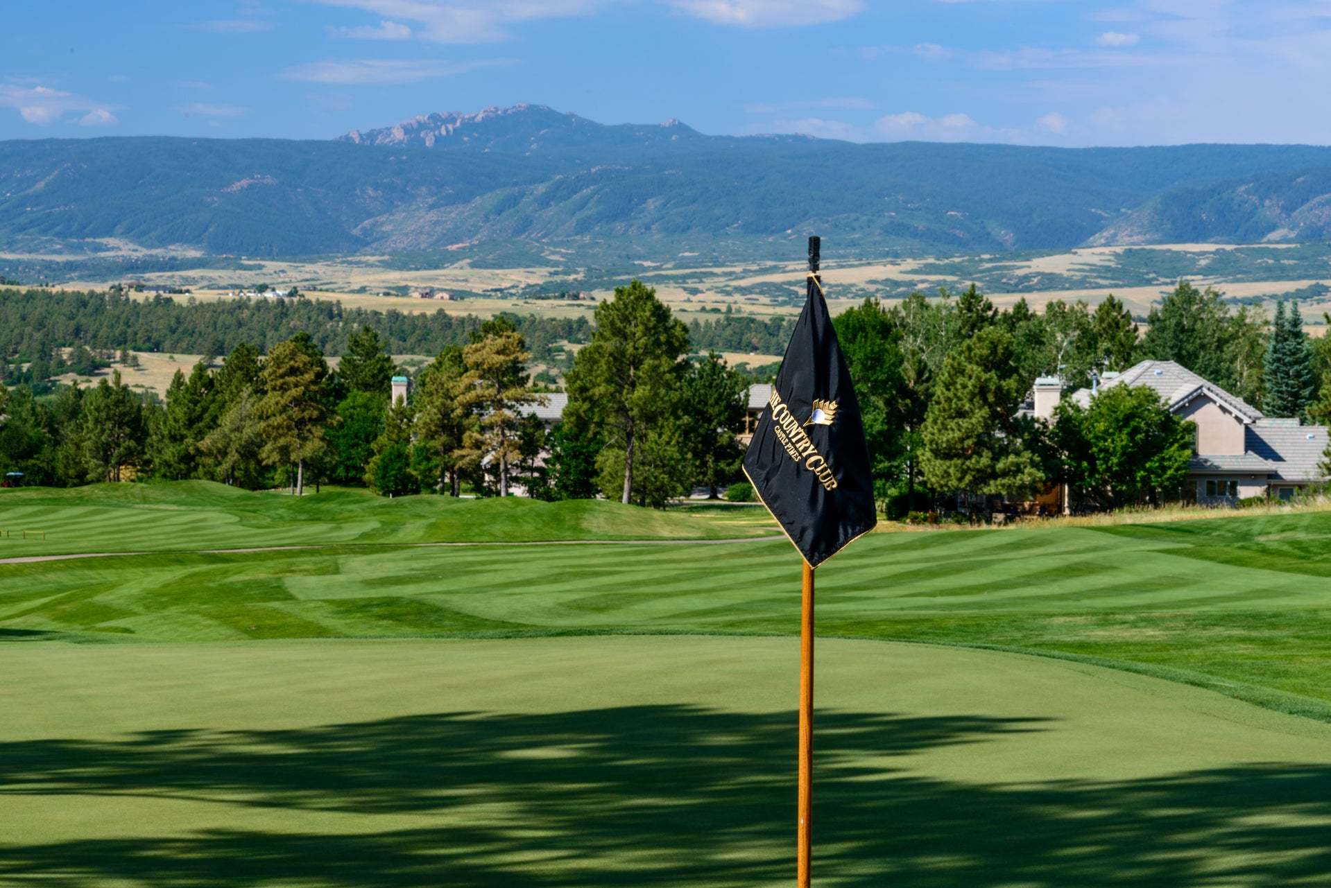 Golf Course Hole at The Village at Castle Pines