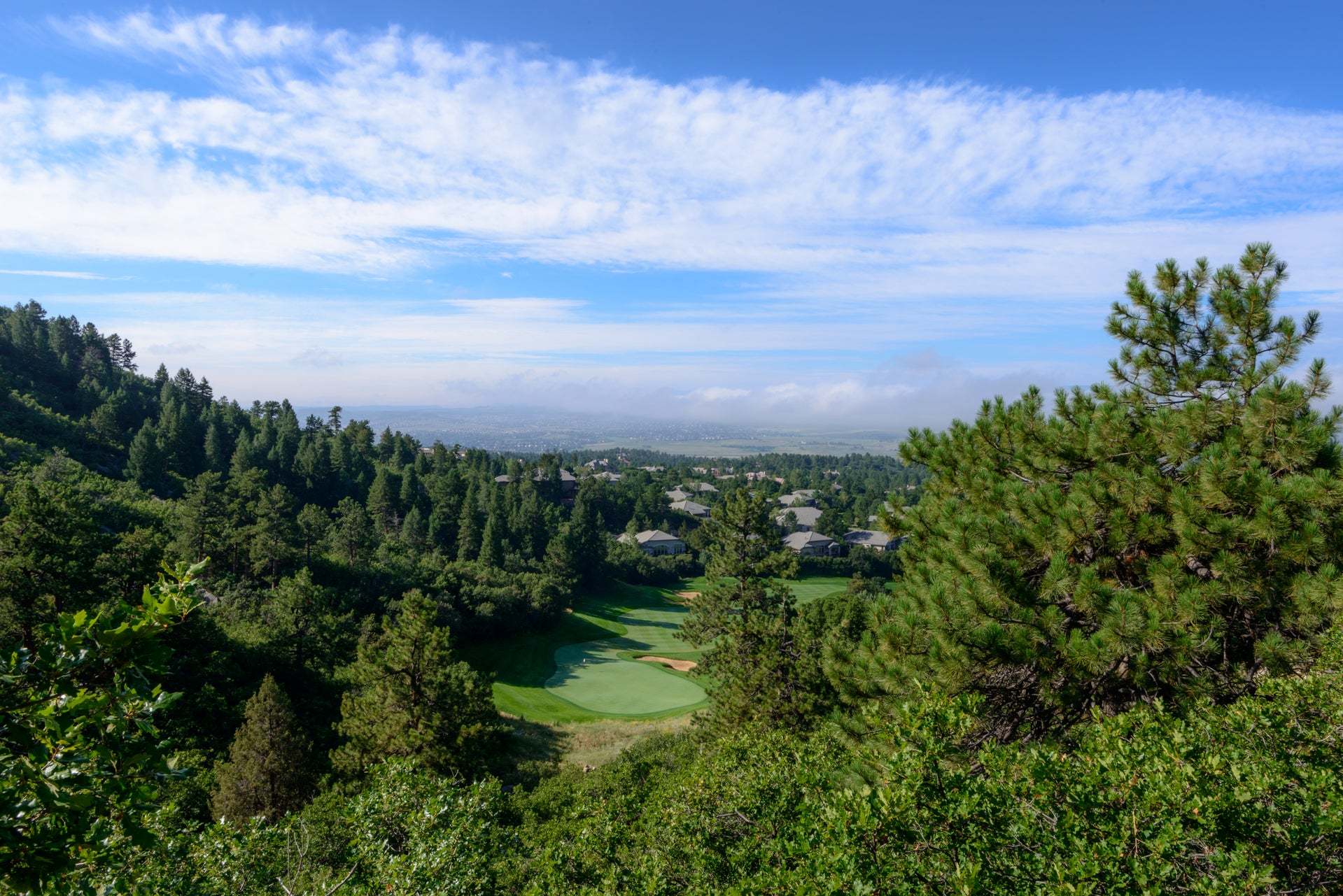 Golf Course Aerial View | The Village at Castle Pines