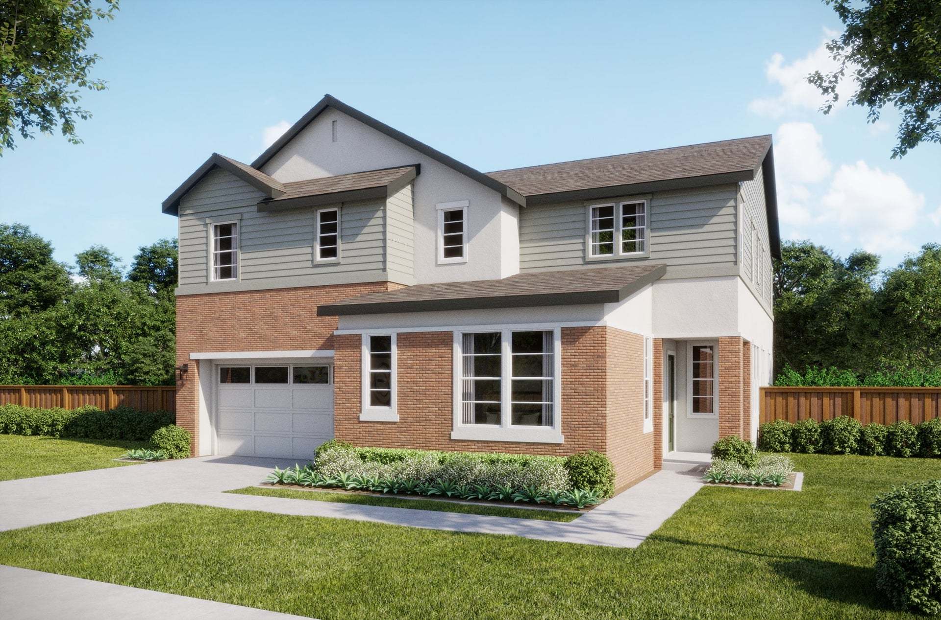 Azure at Francis Ranch by Trumark Homes in Dublin, CA | Residence 3XB | Contemporary Cottage