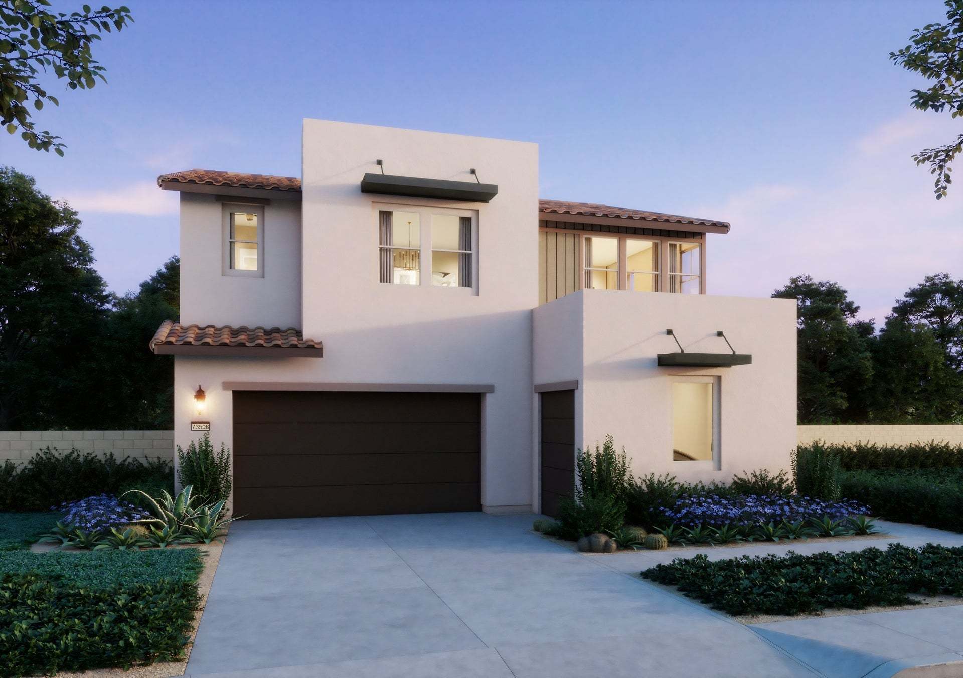 Lotus by Trumark Homes at Rienda in Rancho Mission Viejo | Plan 1 Elevation B | Progressive Spanish