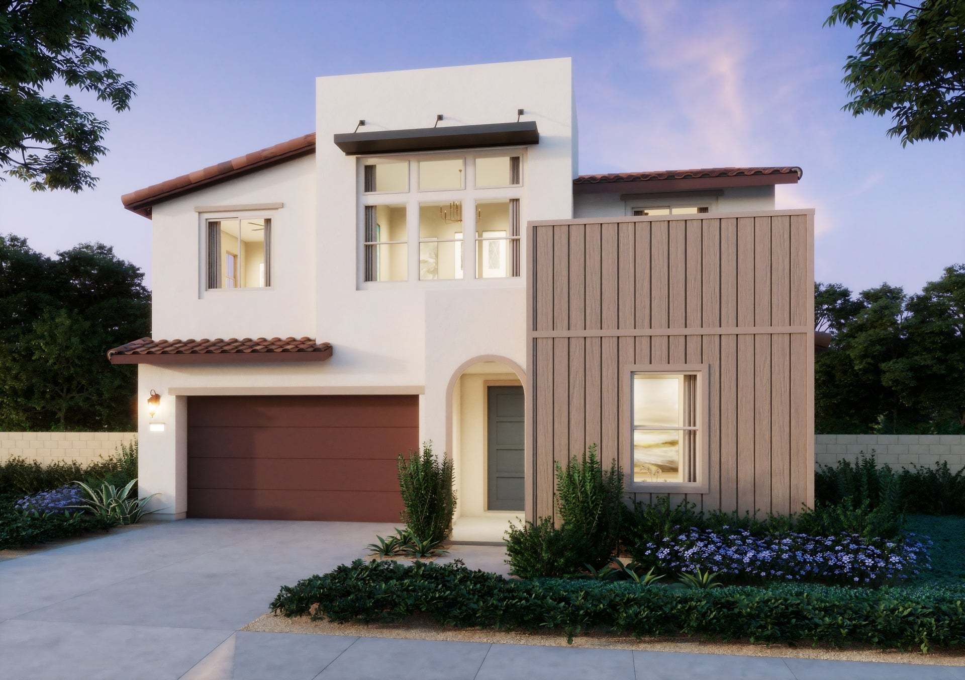 Lotus by Trumark Homes at Rienda in Rancho Mission Viejo | Plan 2 Elevation B | Progressive Spanish