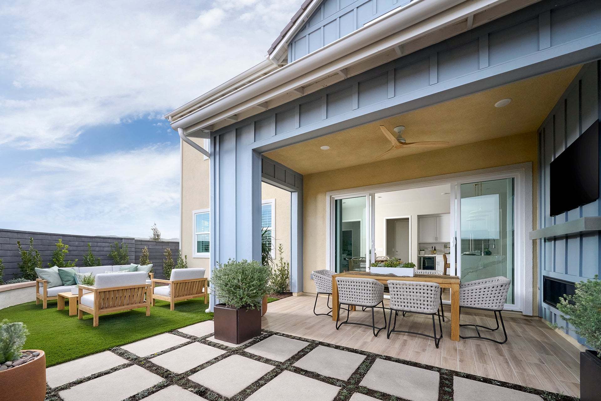 Lotus at Rienda | Plan 1 | Backyard