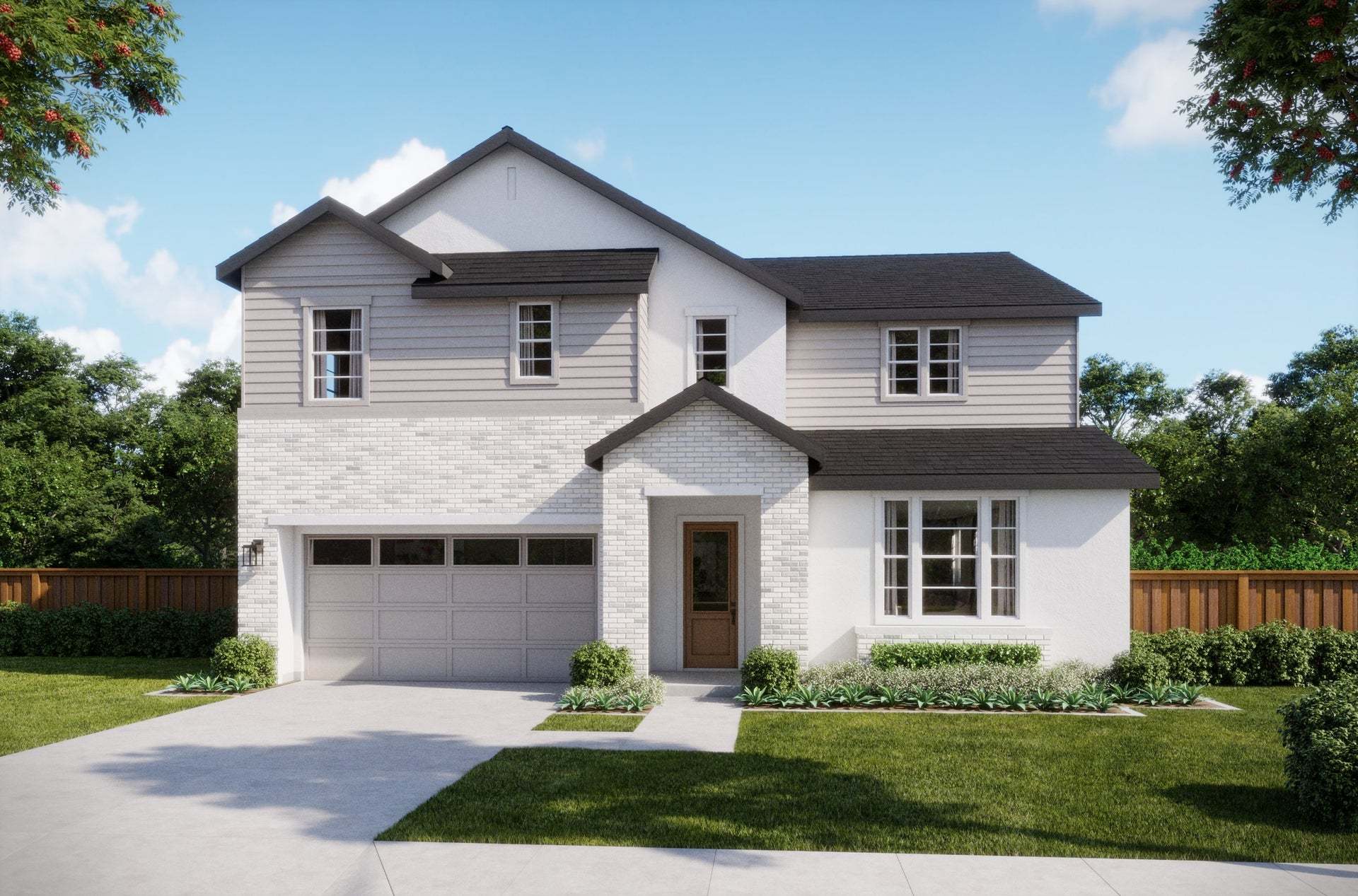 Azure at Francis Ranch by Trumark Homes in Dublin, CA | Residence 3B | Contemporary Cottage