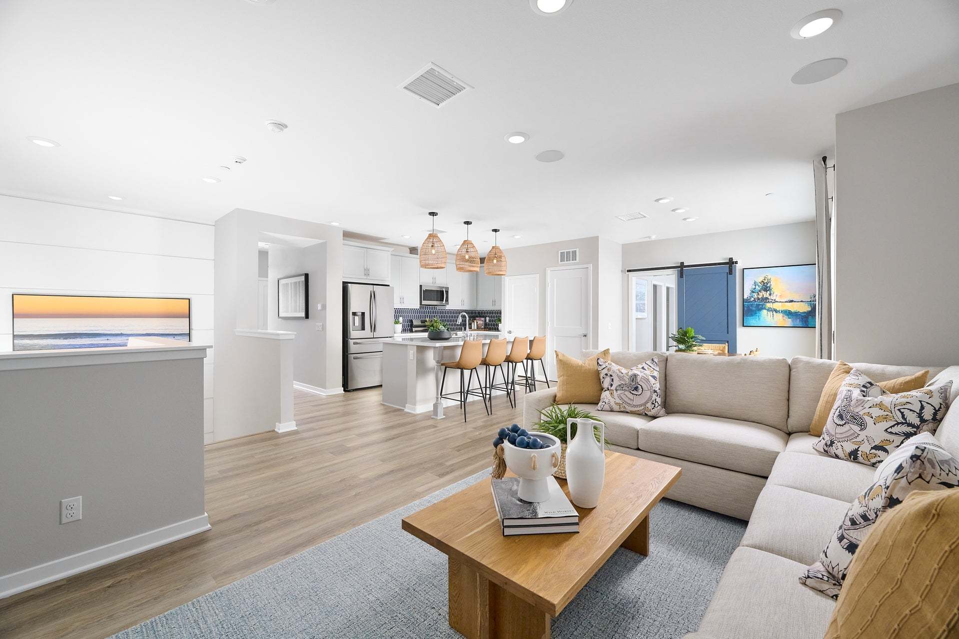 Blossom | Plan 4 | Great Room | Covina, CA