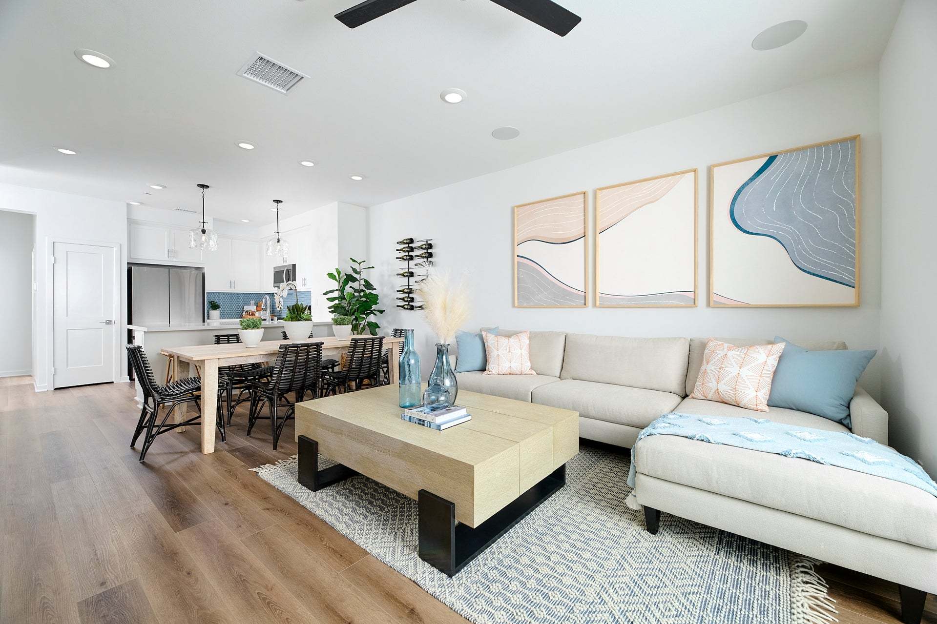 Blossom | Plan 6 | Great Room | Covina, CA