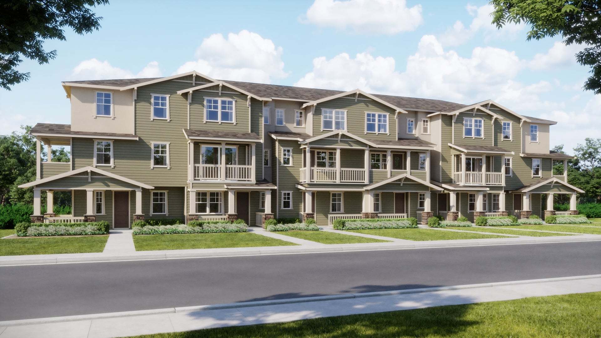 Amara at Arroyo Crossings by Trumark Homes in Livermore, CA I Exterior Renderings