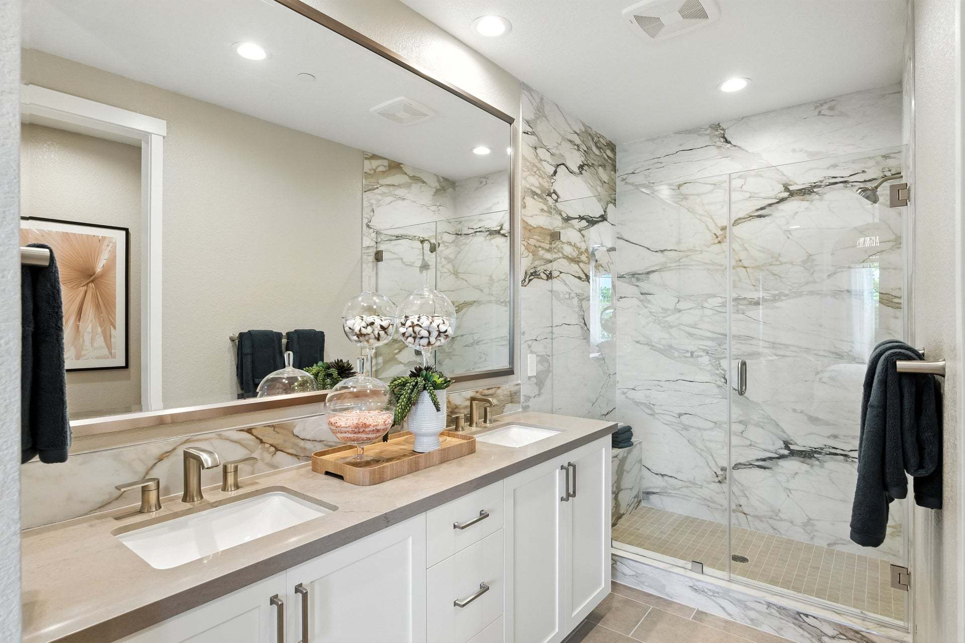 Amara at Arroyo Crossings by Trumark Homes in Livermore, CA I Residence 2 Model I Primary Bathroom