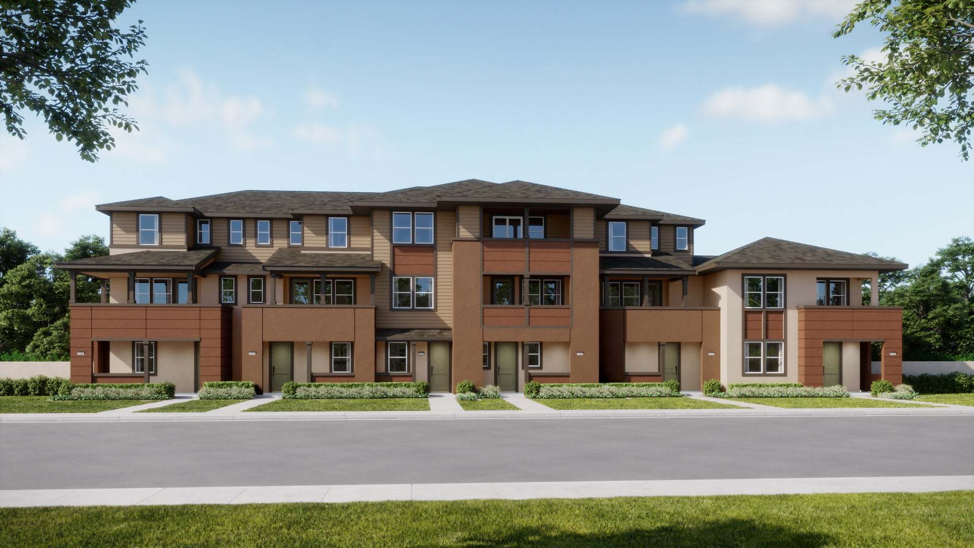 Solera at Arroyo Crossings by Trumark Homes | Rendering of Prairie Elevation