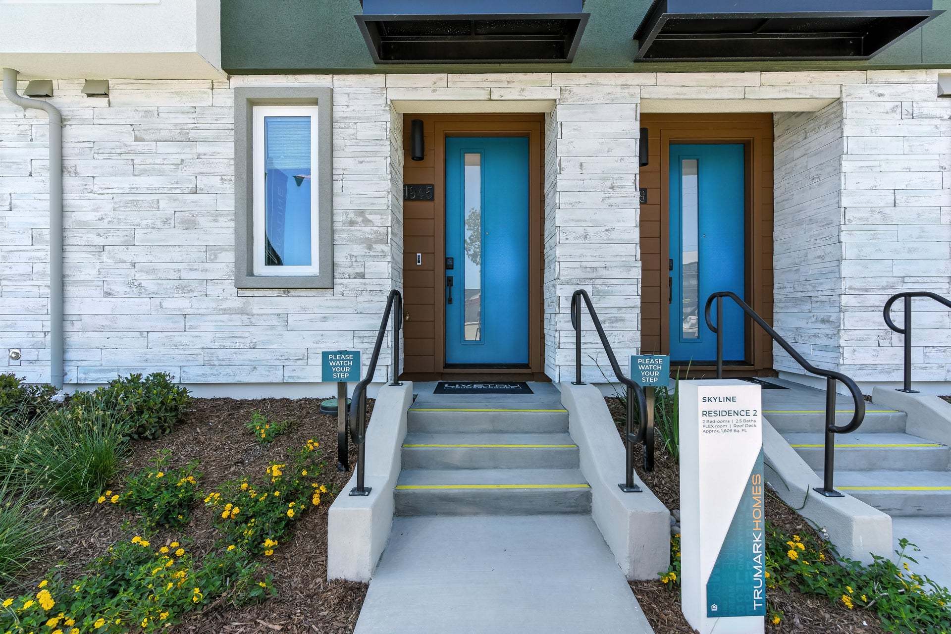Skyline by Trumark Homes in Alameda, CA I Residence 2 Model I Entrance Exterior