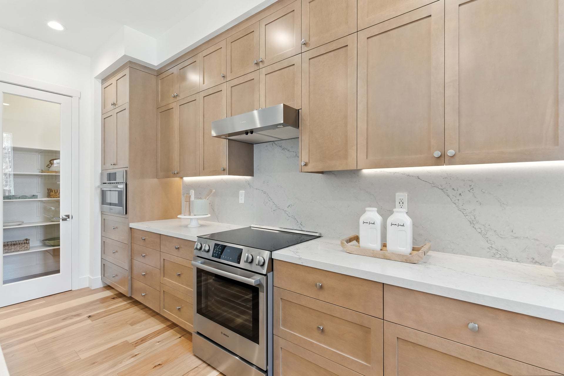 Skyline by Trumark Homes in Alameda, CA I Residence 2 Model I Kitchen Cabinets and Appliances