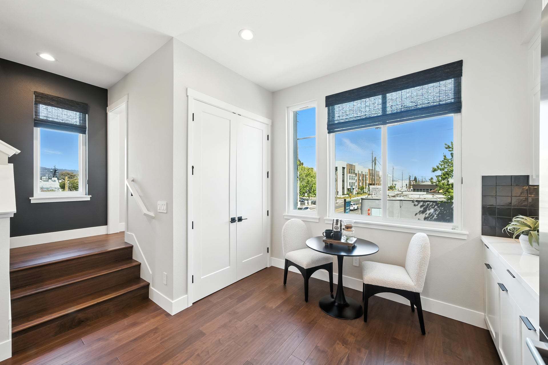 Skyline by Trumark Homes in Alameda, CA I Residence 3 Model I Pantry and Stairs
