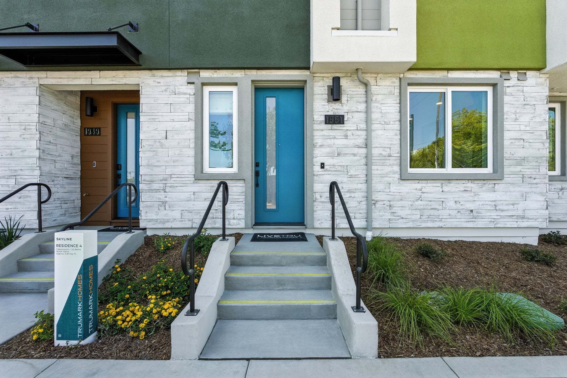 Skyline by Trumark Homes in Alameda, CA I Residence 4 Model I Exterior Entrance