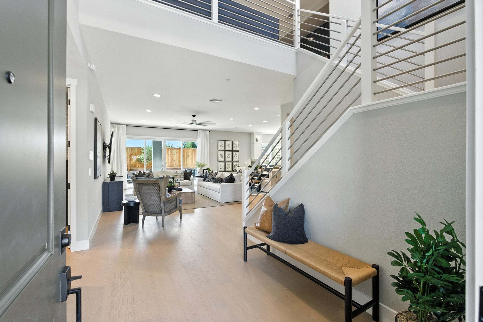 Apricot Estates by Trumark Homes in Brentwood, CA I Residence 1 Model I Foyer