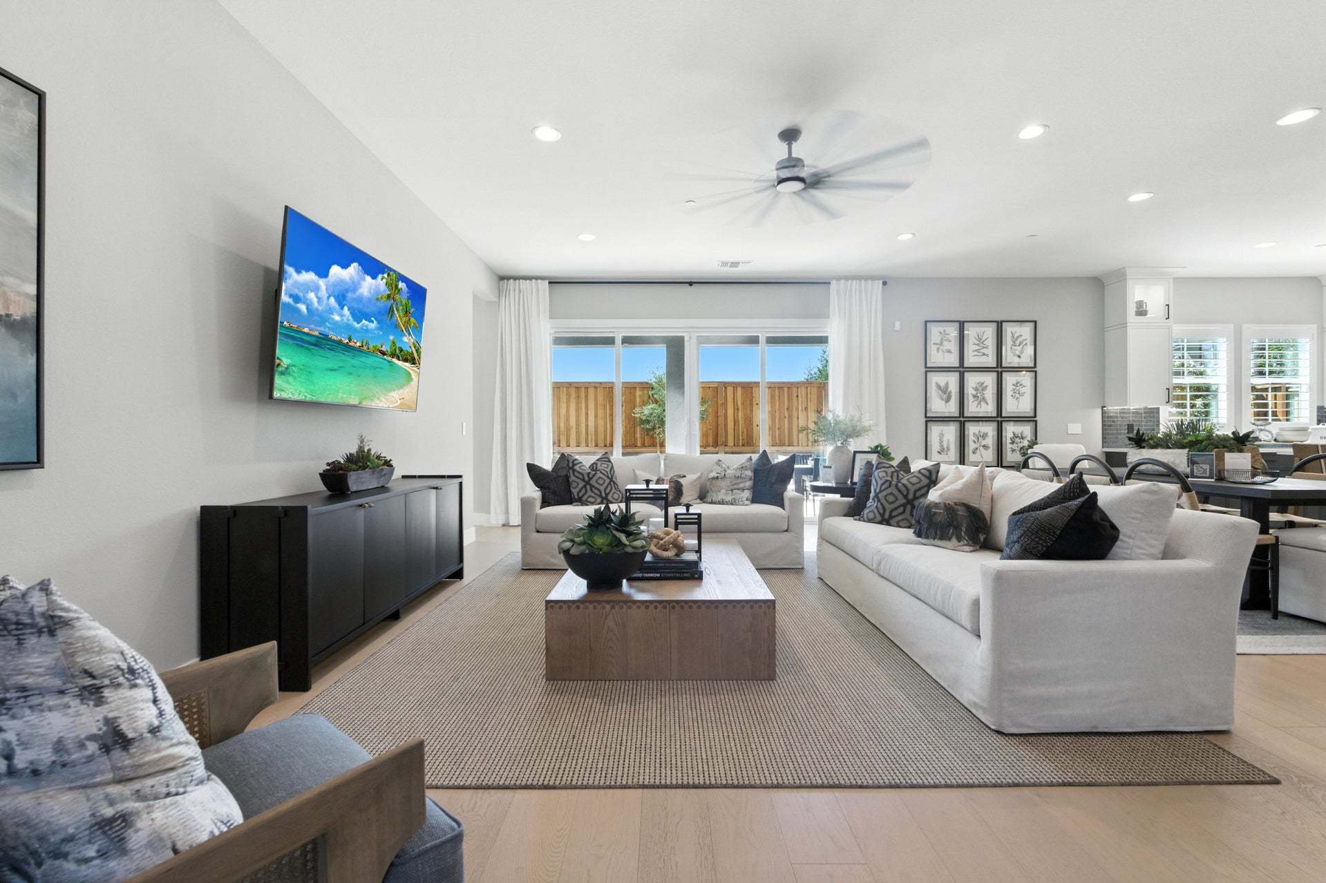 Apricot Estates by Trumark Homes in Brentwood, CA I Residence 1 Model I Great Room