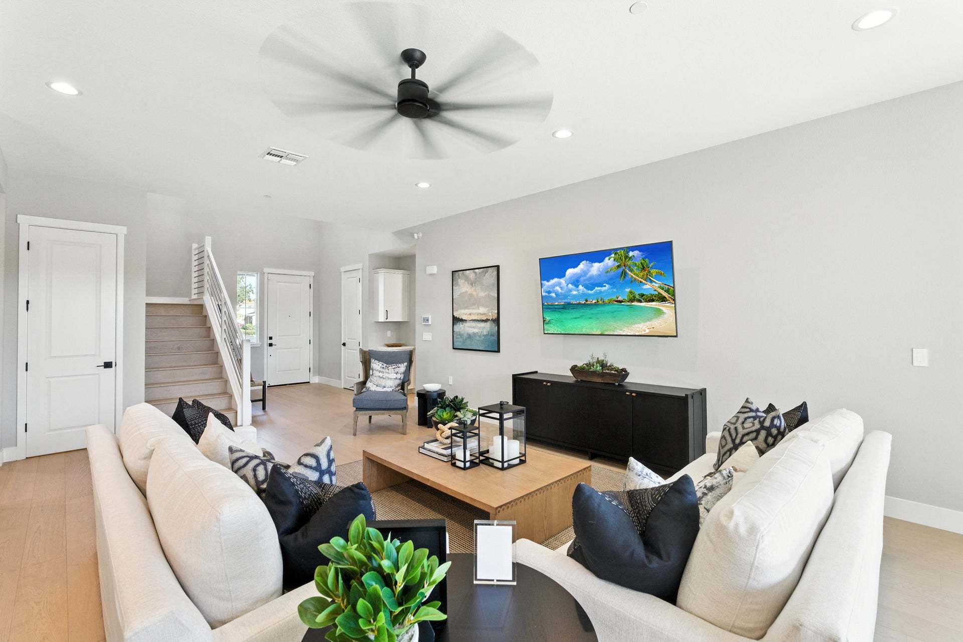 Apricot Estates by Trumark Homes in Brentwood, CA I Residence 1 Model I Great Room