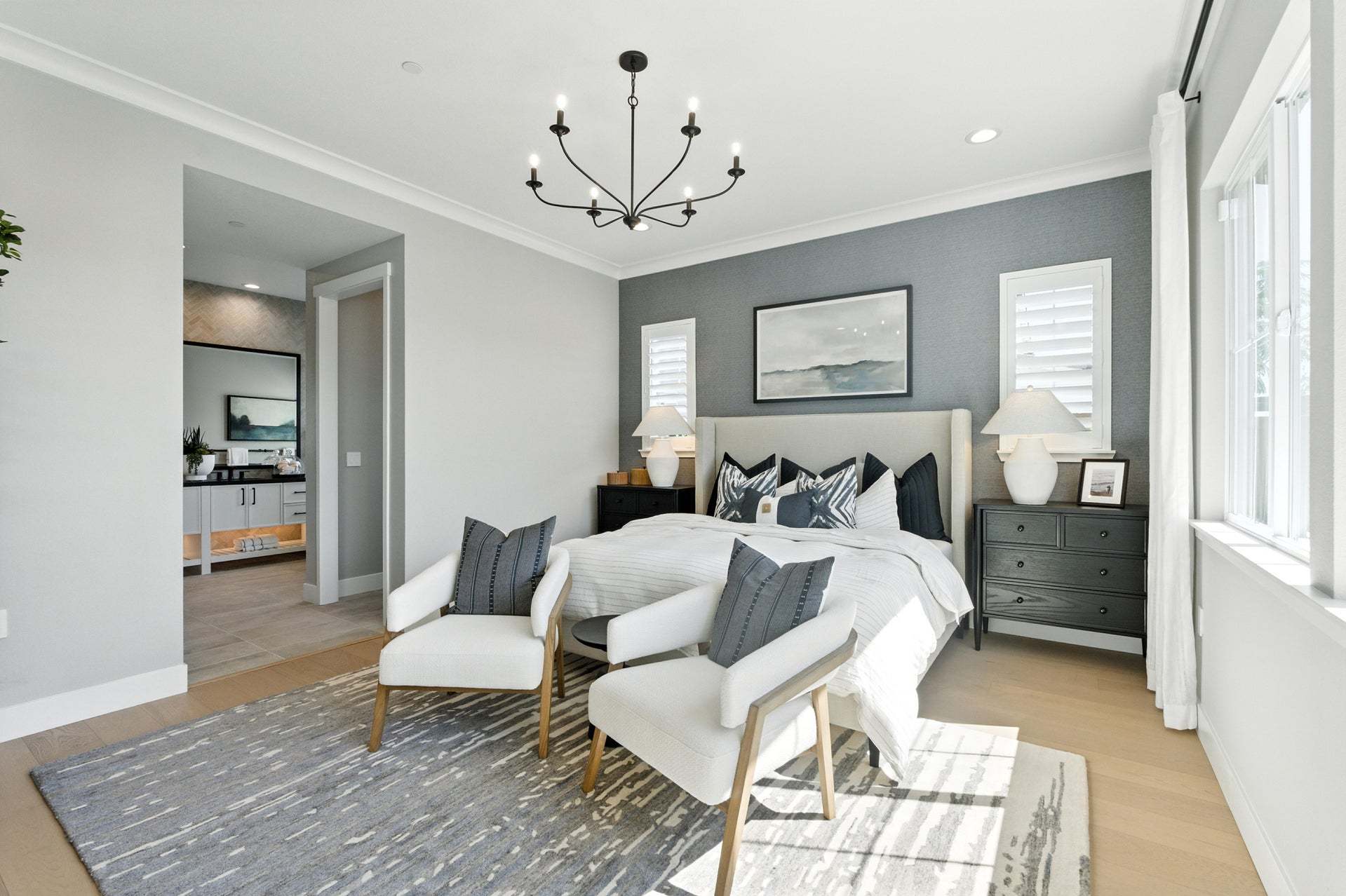 Apricot Estates by Trumark Homes in Brentwood, CA I Residence 1 Model I Primary Bedroom