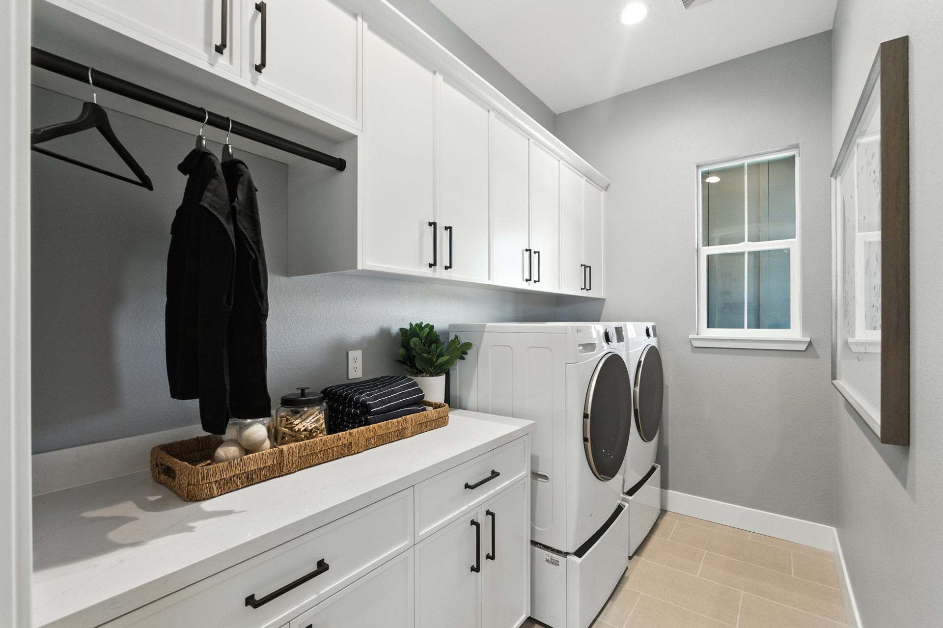 Apricot Estates by Trumark Homes in Brentwood, CA I Residence 1 Model I Laundry Room