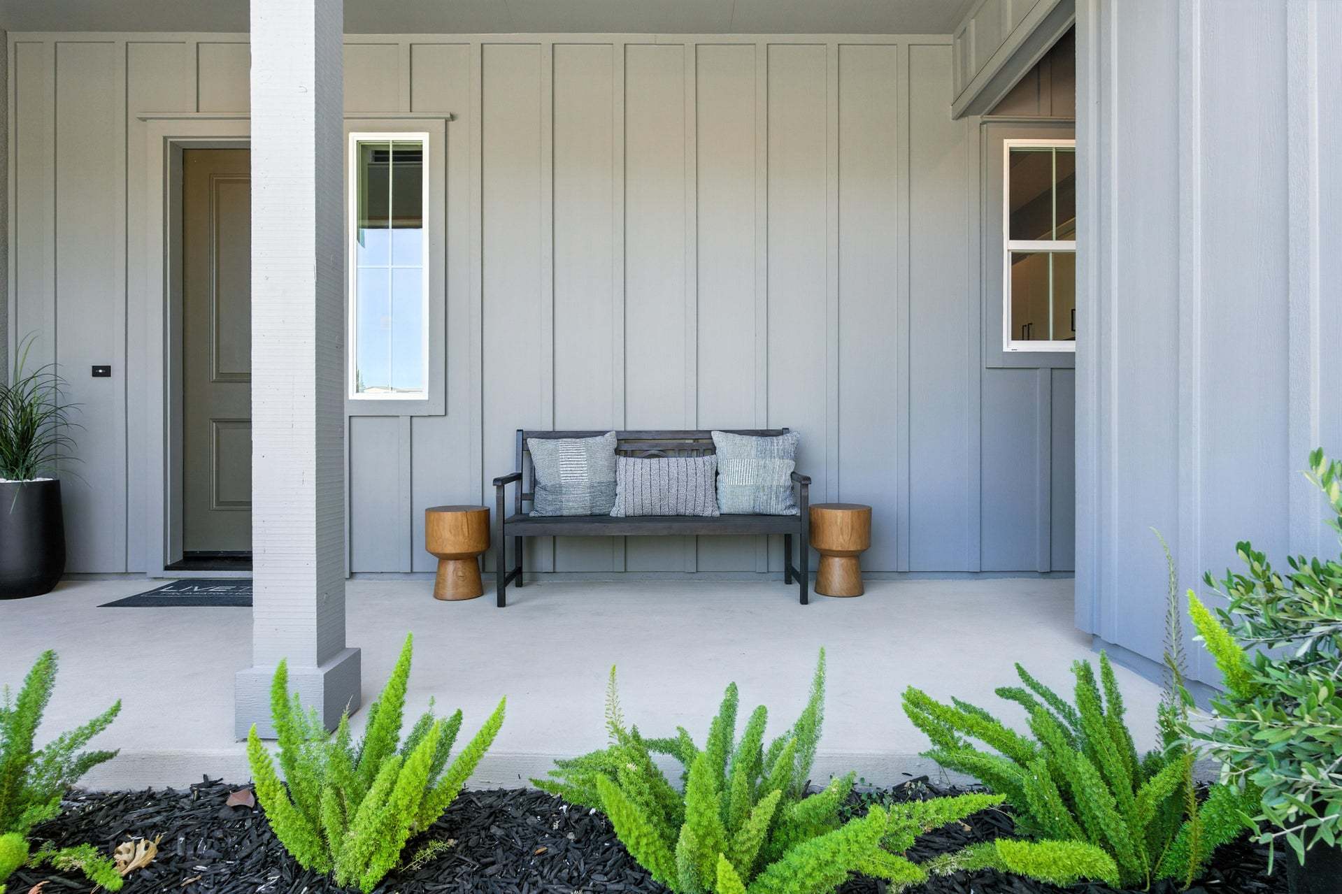 Apricot Estates by Trumark Homes in Brentwood, CA I Residence 1 Model I Exterior Entrance