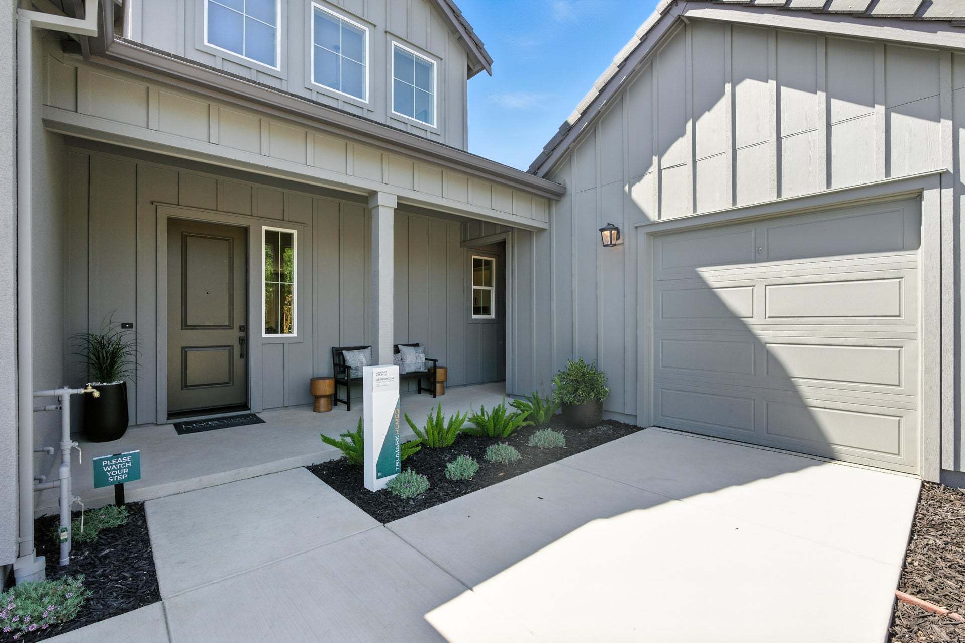 Apricot Estates by Trumark Homes in Brentwood, CA I Residence 1 Model I Entrance