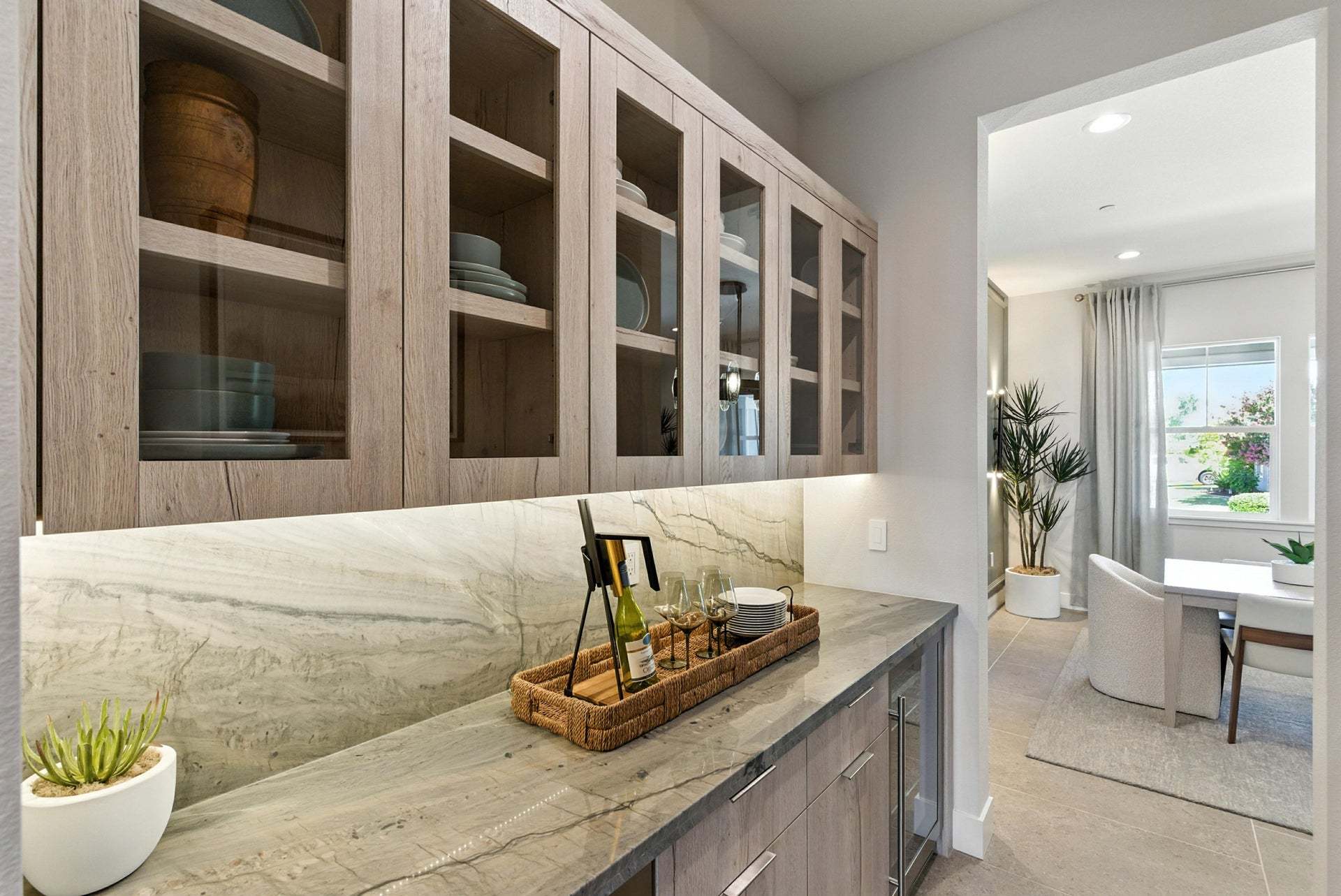 Apricot Estates by Trumark Homes in Brentwood, CA I Residence 2 Model I Optional Cabinets