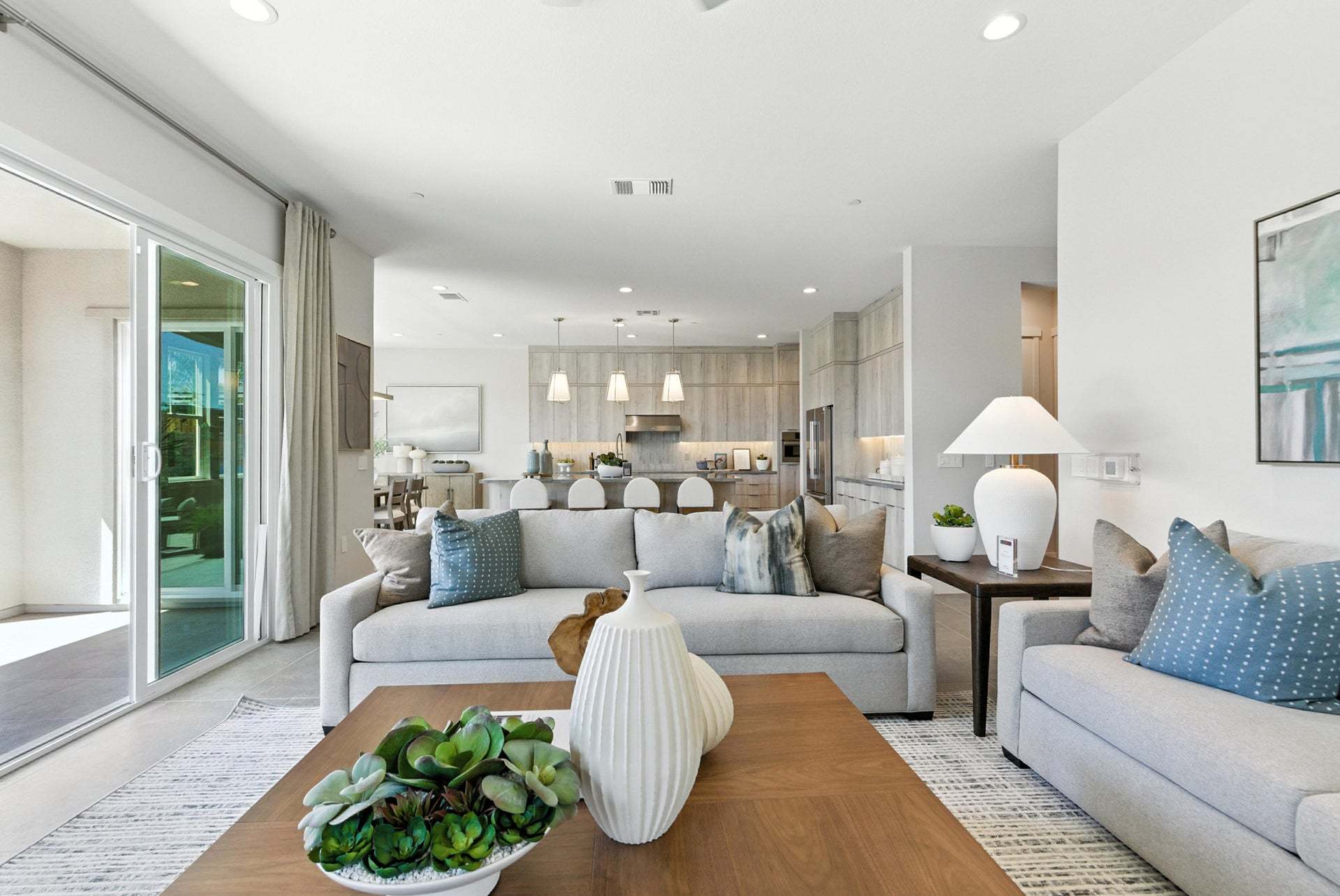 Apricot Estates by Trumark Homes in Brentwood, CA I Residence 2 Model I Open-Concept Living
