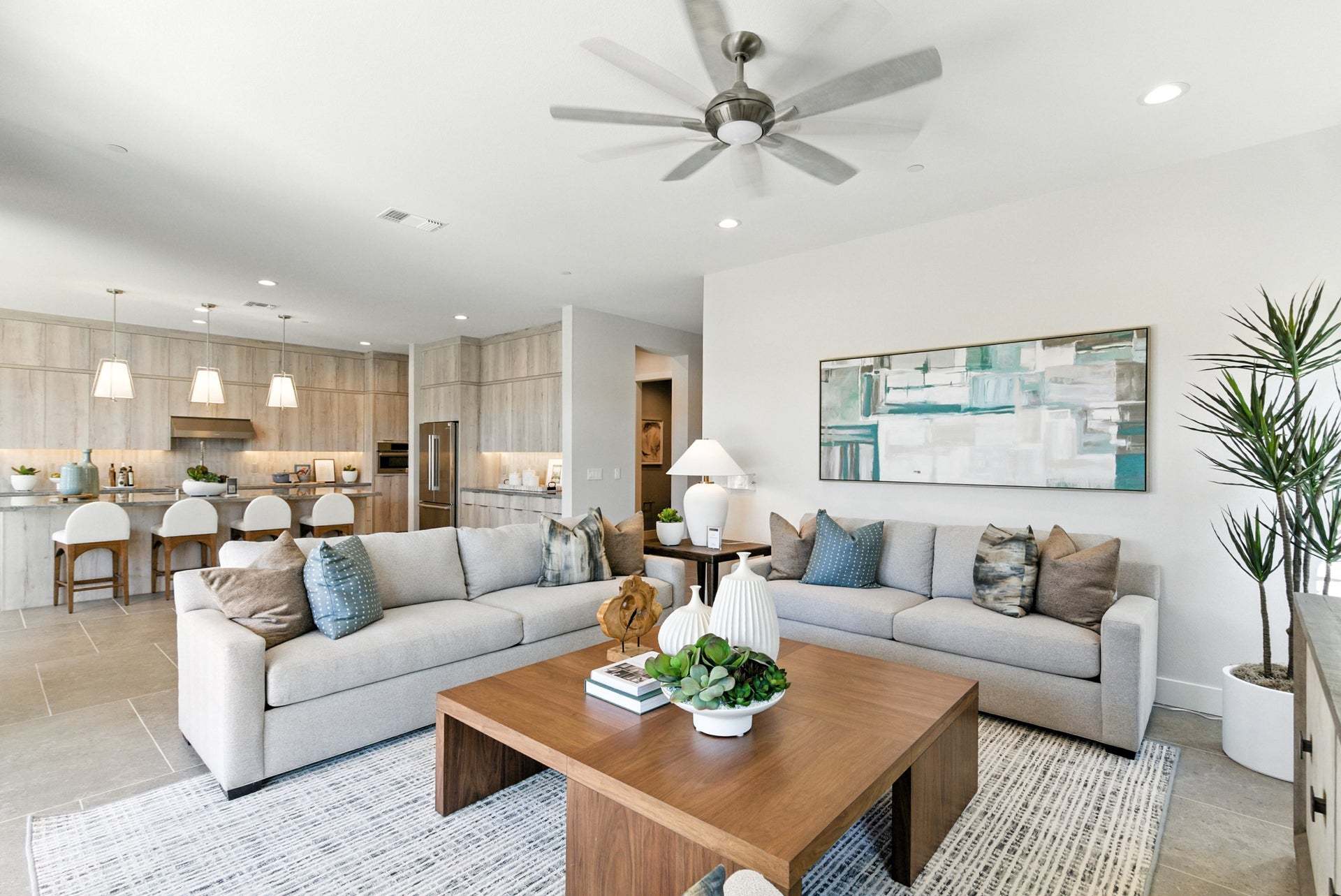 Apricot Estates by Trumark Homes in Brentwood, CA I Residence 2 Model I Great Room