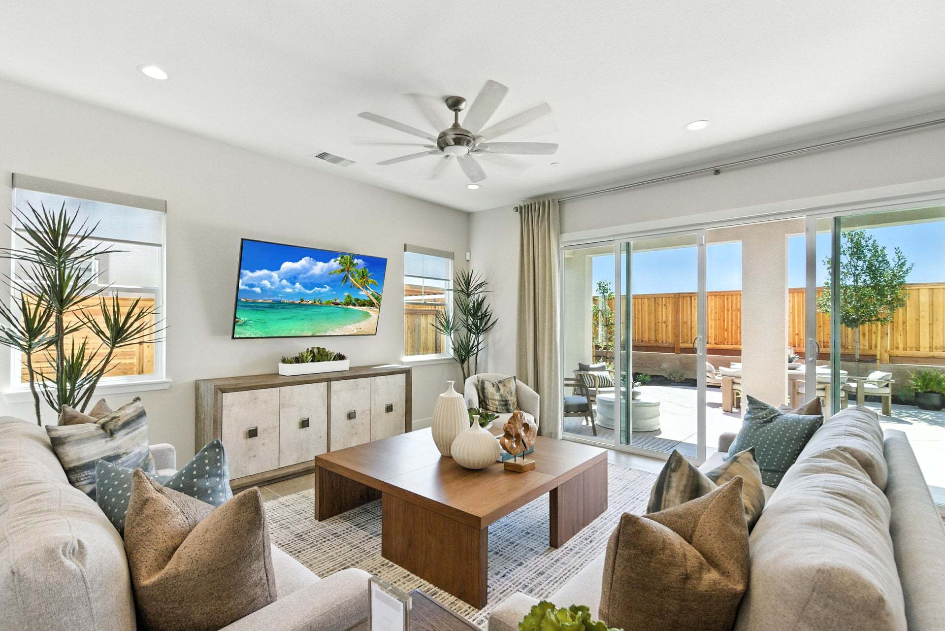 Apricot Estates by Trumark Homes in Brentwood, CA I Residence 2 Model I Great Room