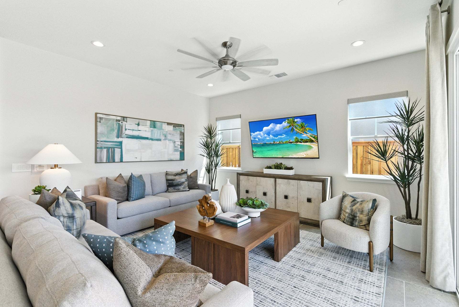 Apricot Estates by Trumark Homes in Brentwood, CA I Residence 2 Model I Great Room