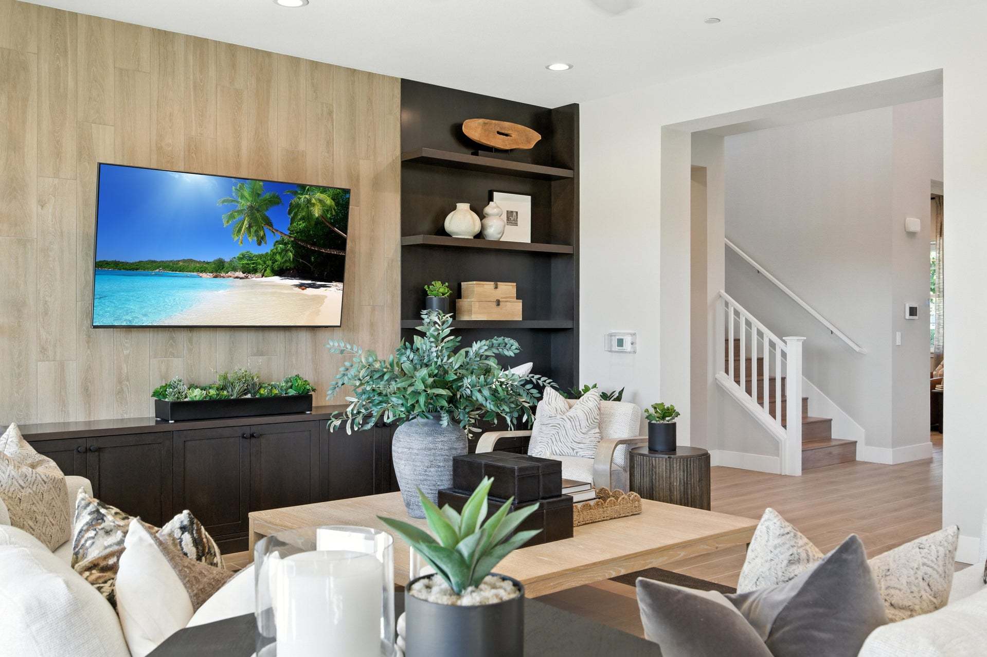 Apricot Estates by Trumark Homes in Brentwood, CA I Residence 3 Model I Great Room