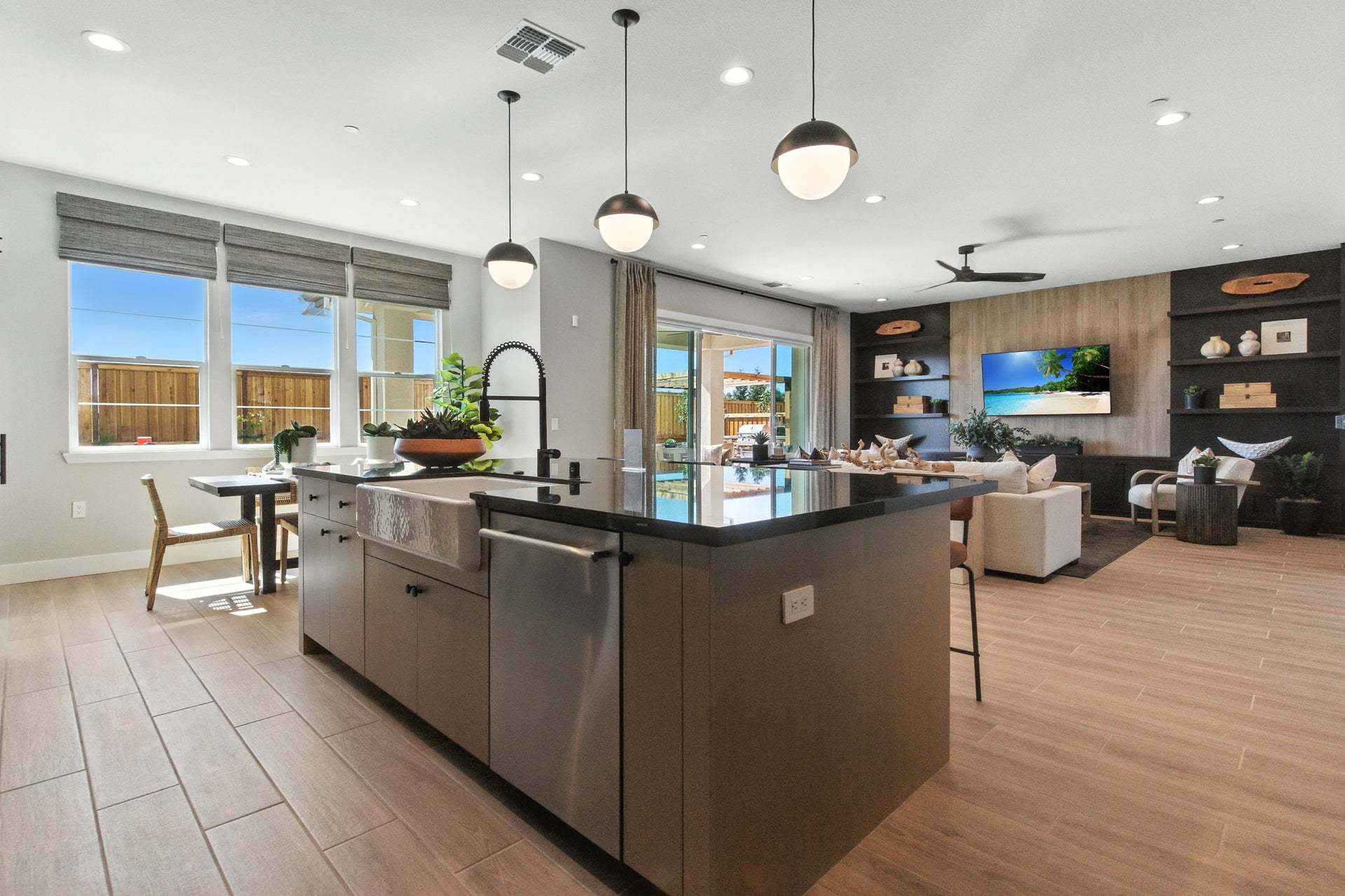 Apricot Estates by Trumark Homes in Brentwood, CA I Residence 3 Model I Open-Concept Living