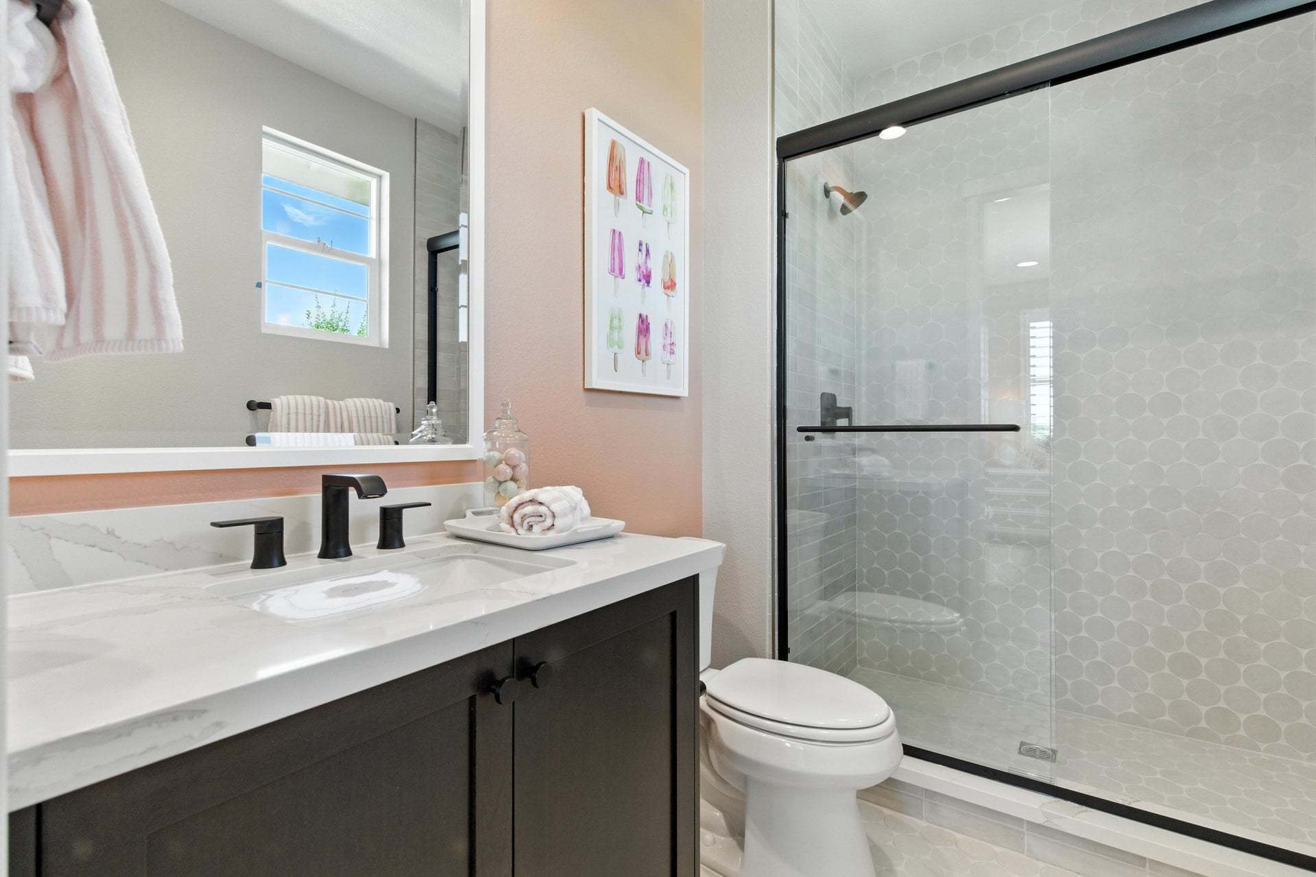 Apricot Estates by Trumark Homes in Brentwood, CA I Residence 3 Model I Bathroom