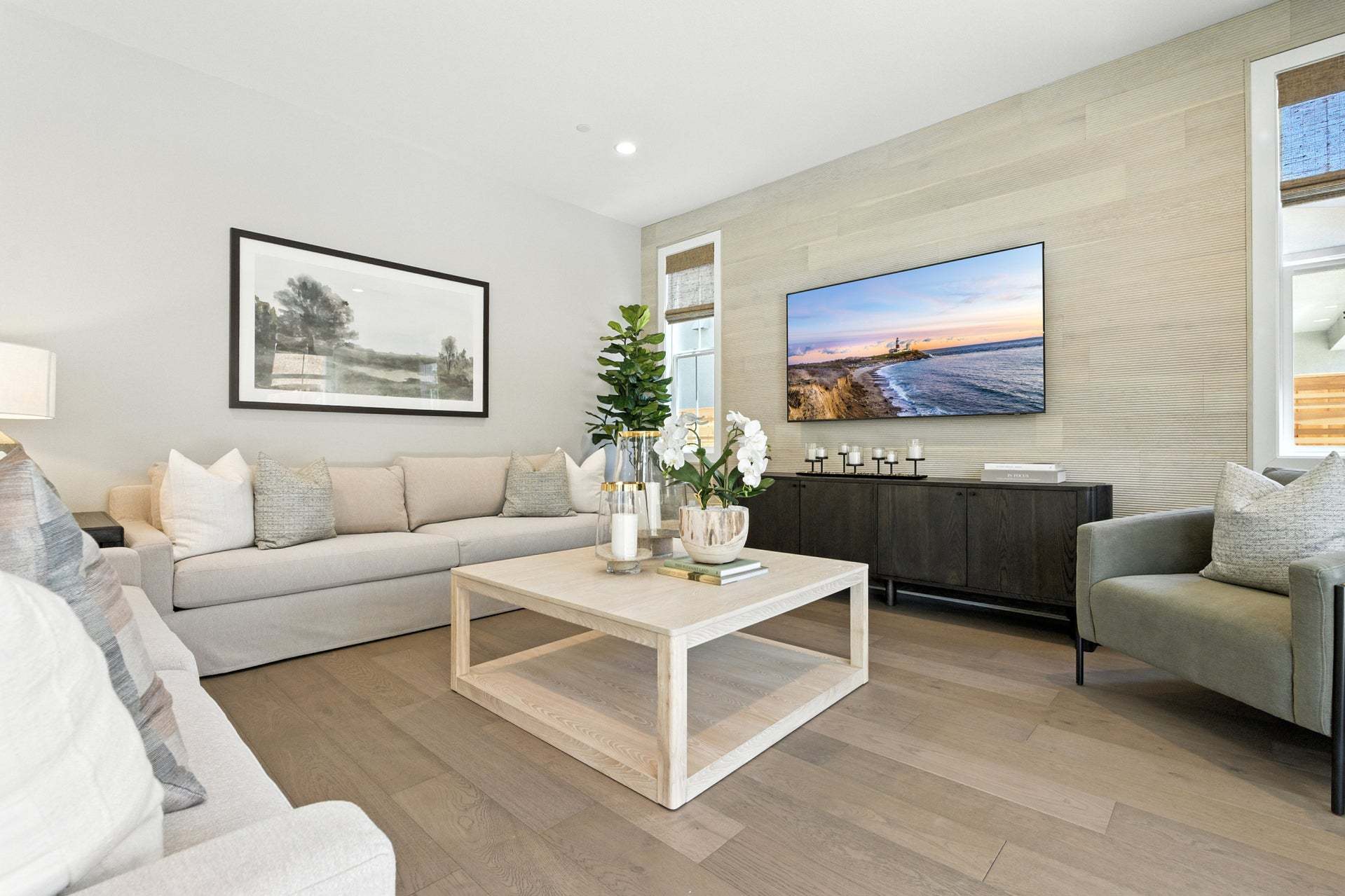 Azure at Francis Ranch by Trumark Homes in Dublin, CA I Residence 1 Model I Living Room