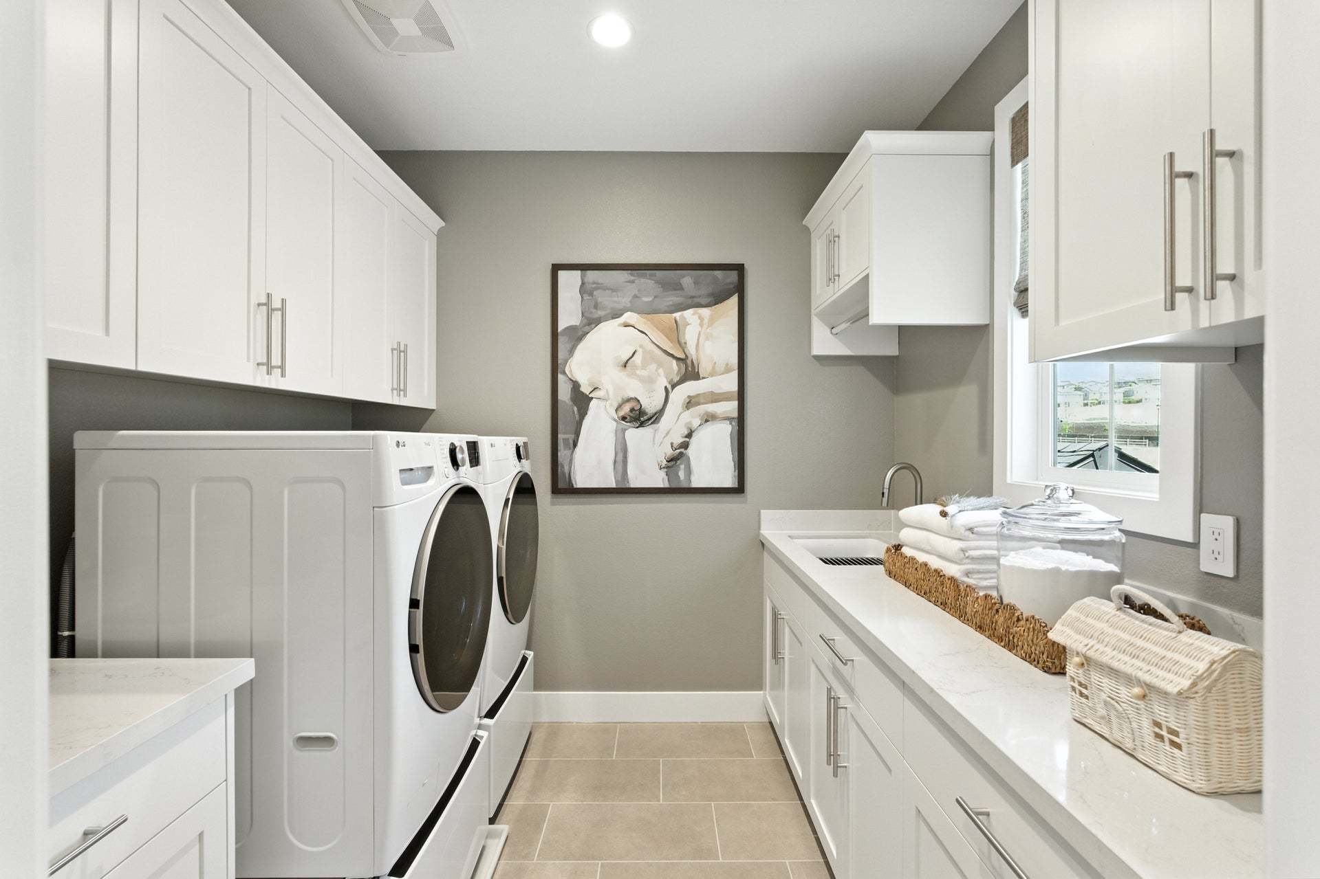 Azure at Francis Ranch by Trumark Homes in Dublin, CA I Residence 1 Model I Laundry Room