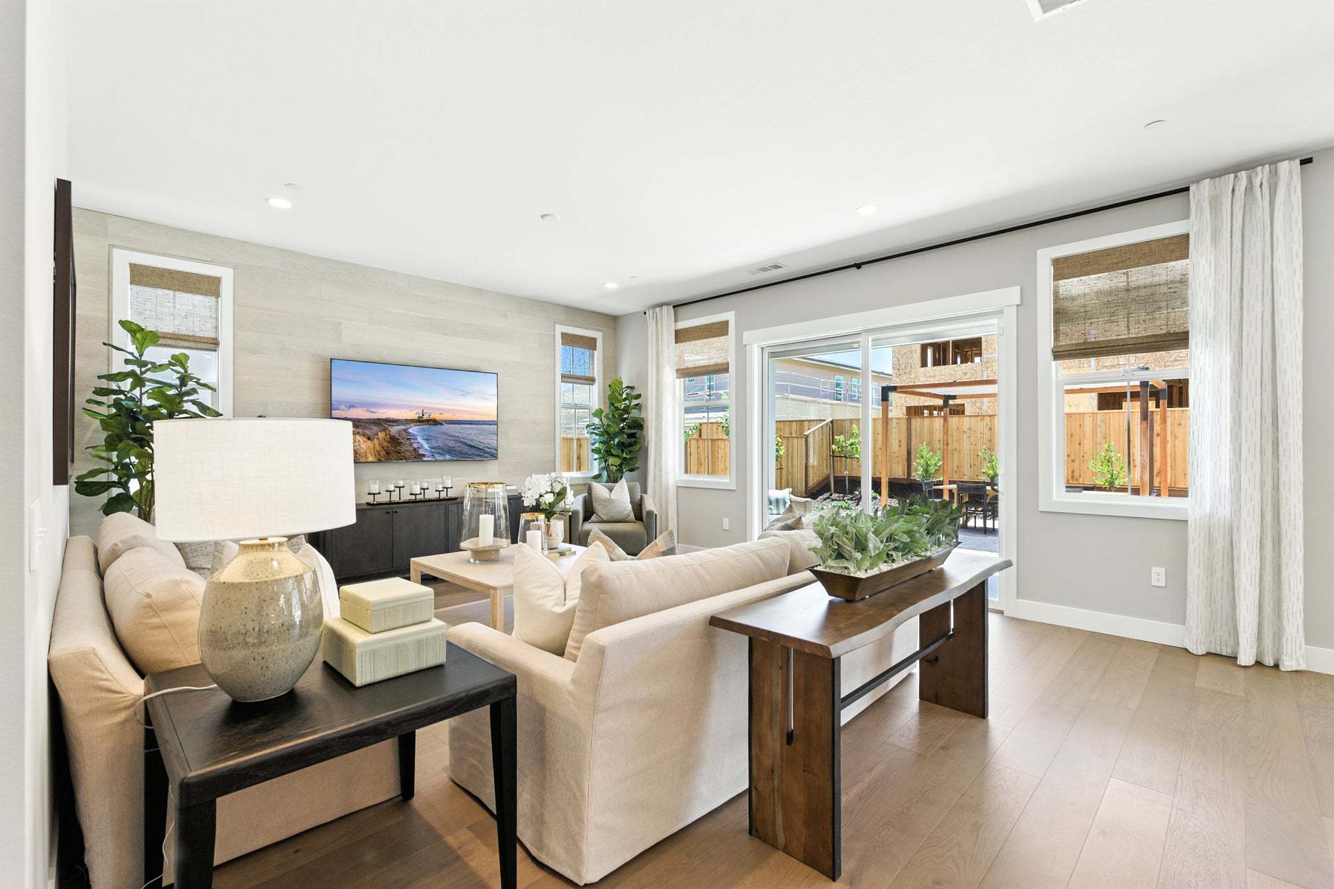 Azure at Francis Ranch by Trumark Homes in Dublin, CA I Residence 1 Model I Living Room