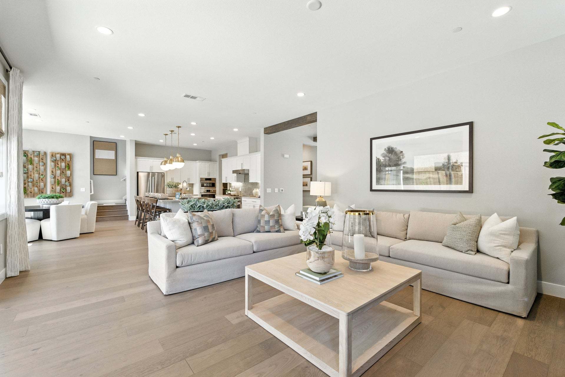 Azure at Francis Ranch by Trumark Homes in Dublin, CA I Residence 1 Model I Open-Concept Living