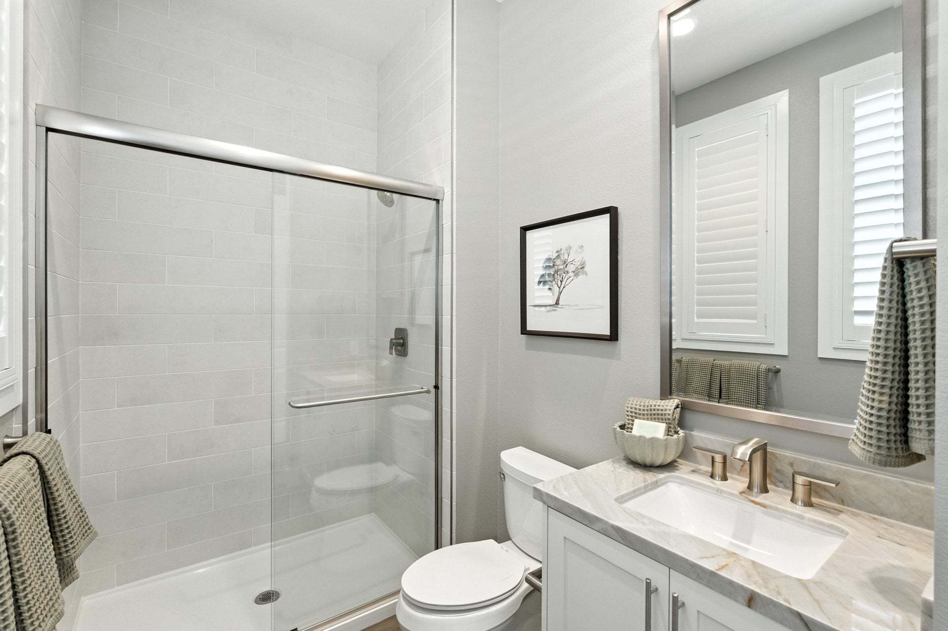 Azure at Francis Ranch by Trumark Homes in Dublin, CA I Residence 1 Model I Bathroom