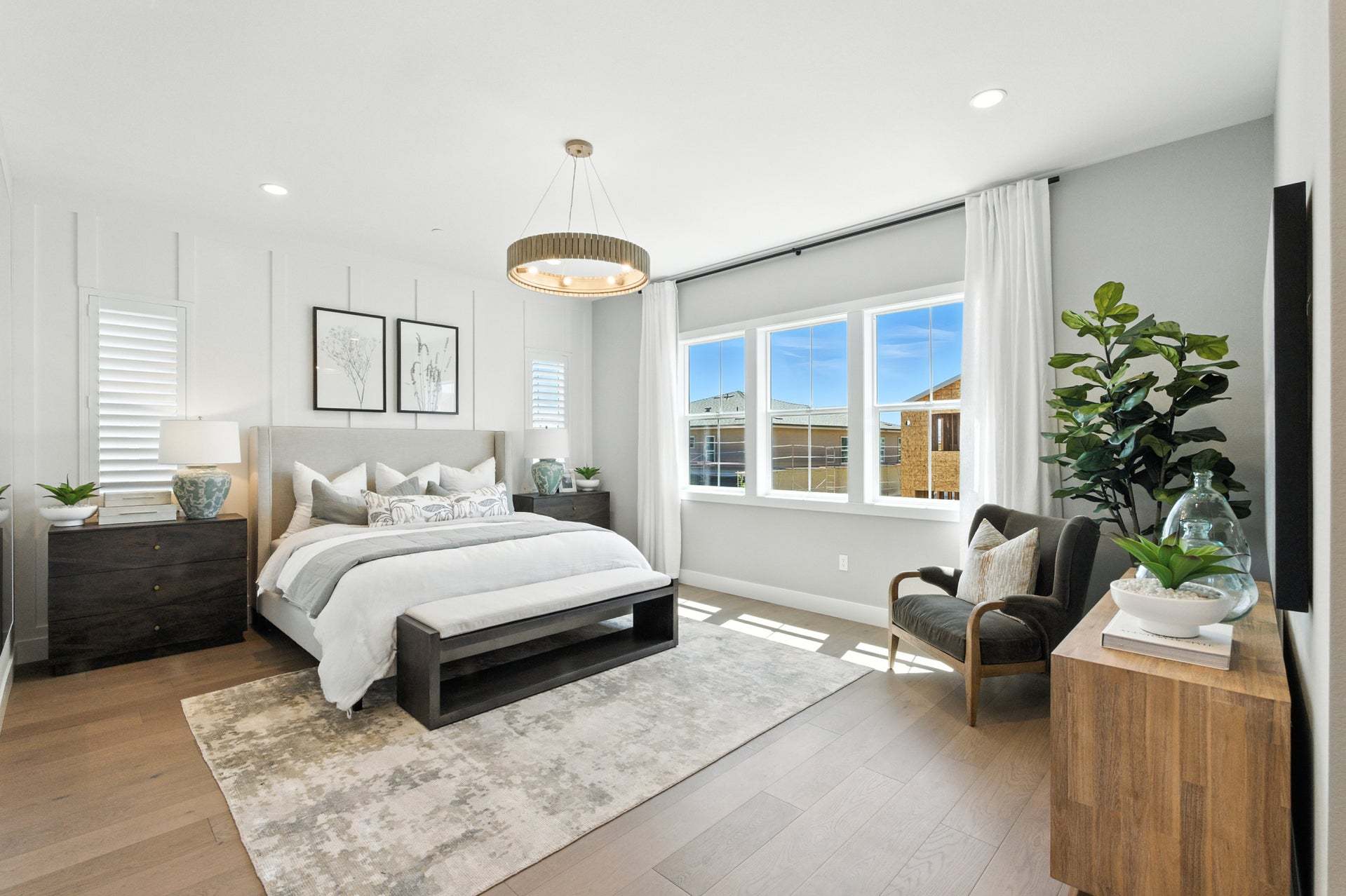 Azure at Francis Ranch by Trumark Homes in Dublin, CA I Residence 1 Model I Primary Bedroom