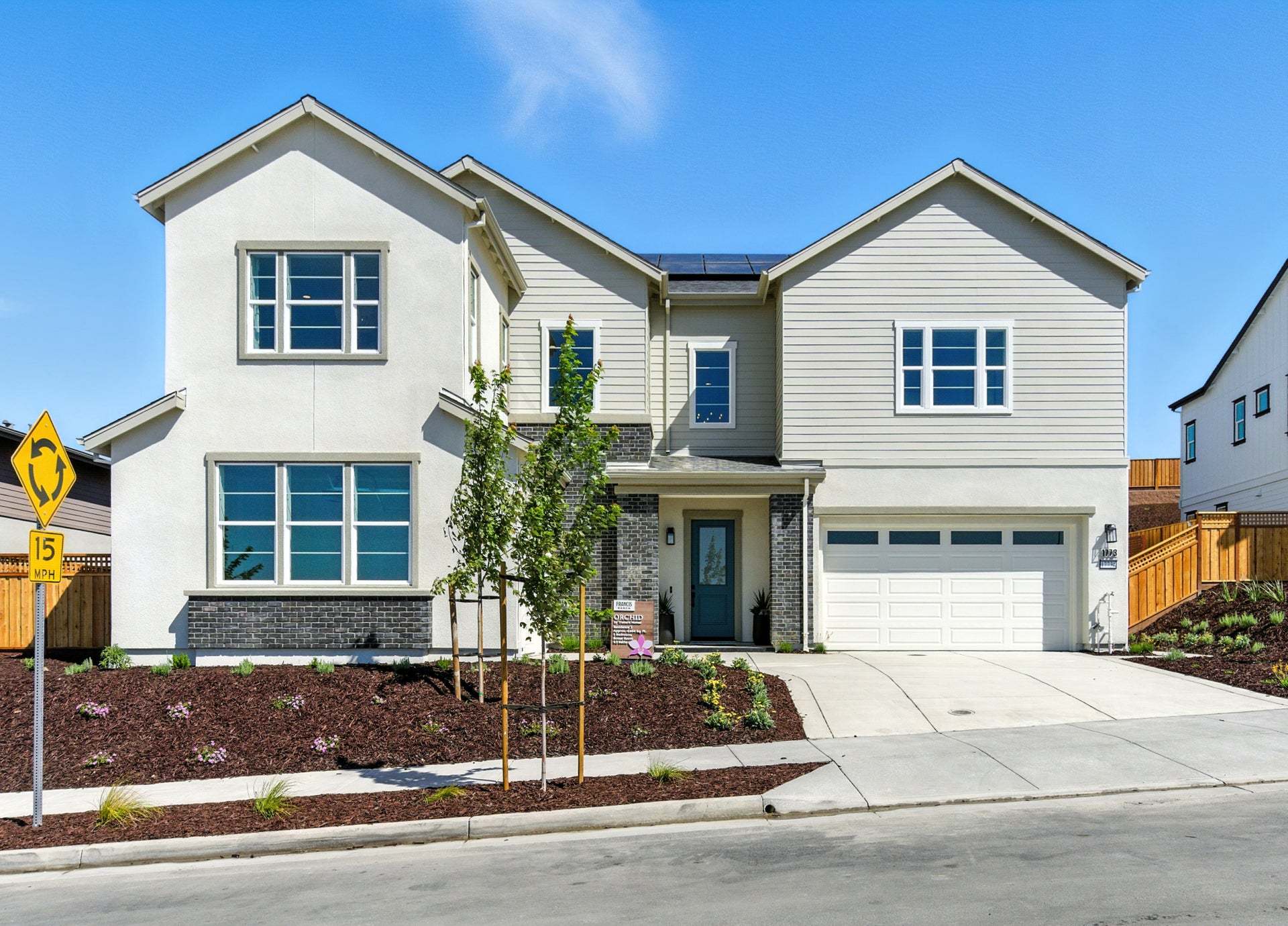 Orchid at Francis Ranch By Trumark Homes in Dublin, CA I Residence 2 Model I Exterior