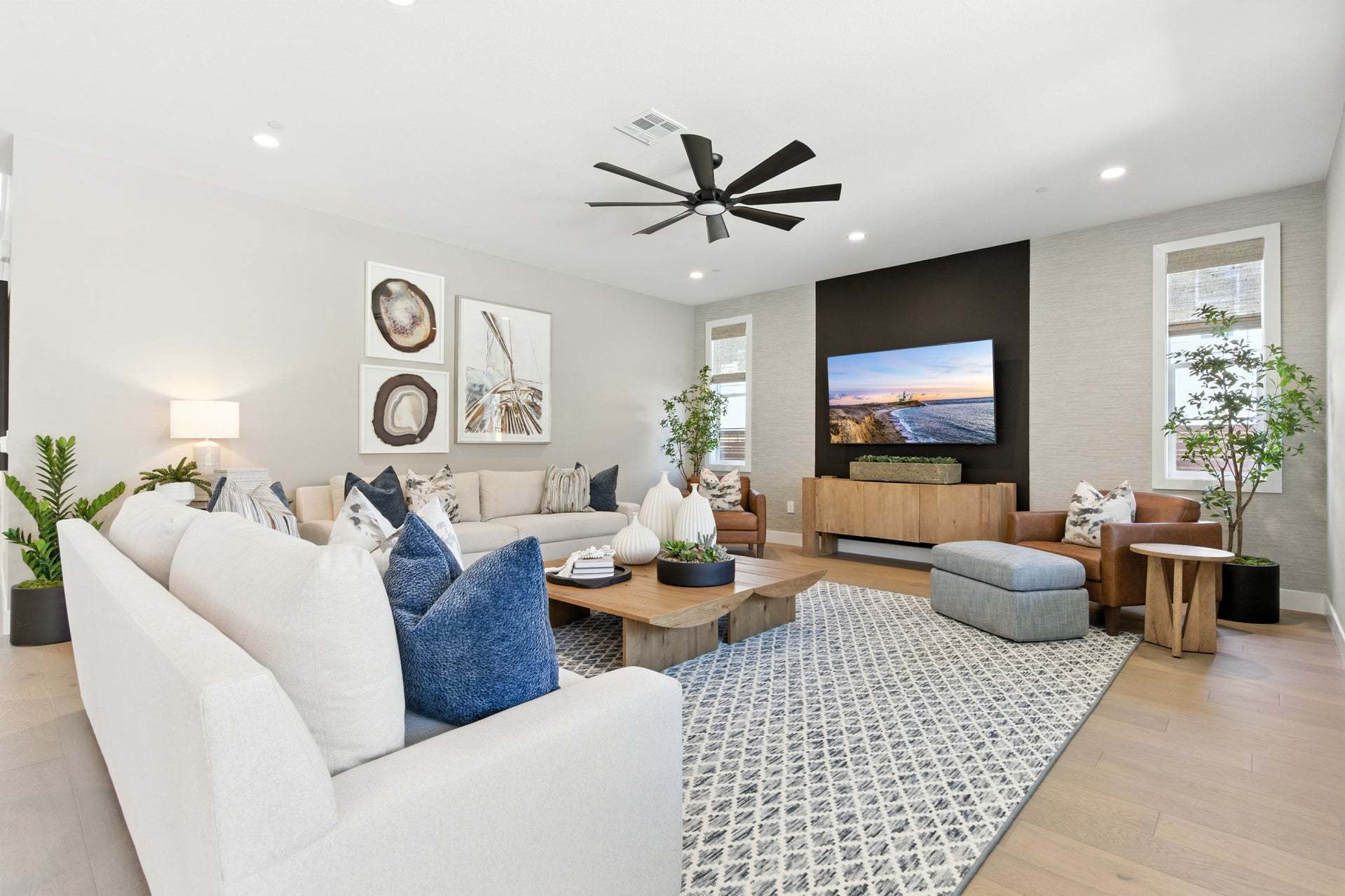 Orchid at Francis Ranch By Trumark Homes in Dublin, CA I Residence 2 Model I Living Room