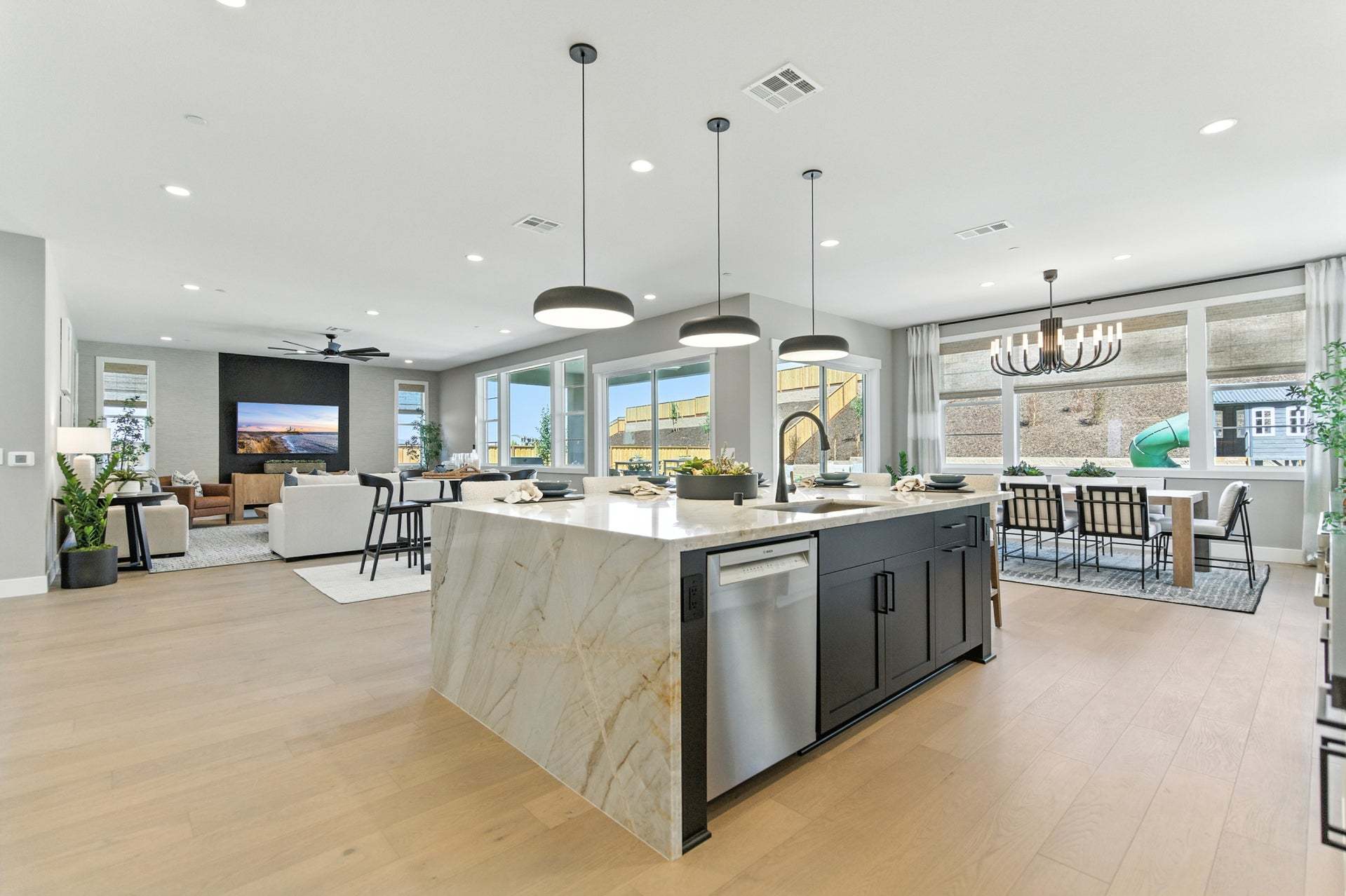Orchid at Francis Ranch By Trumark Homes in Dublin, CA I Residence 2 Model I Open Concept Living