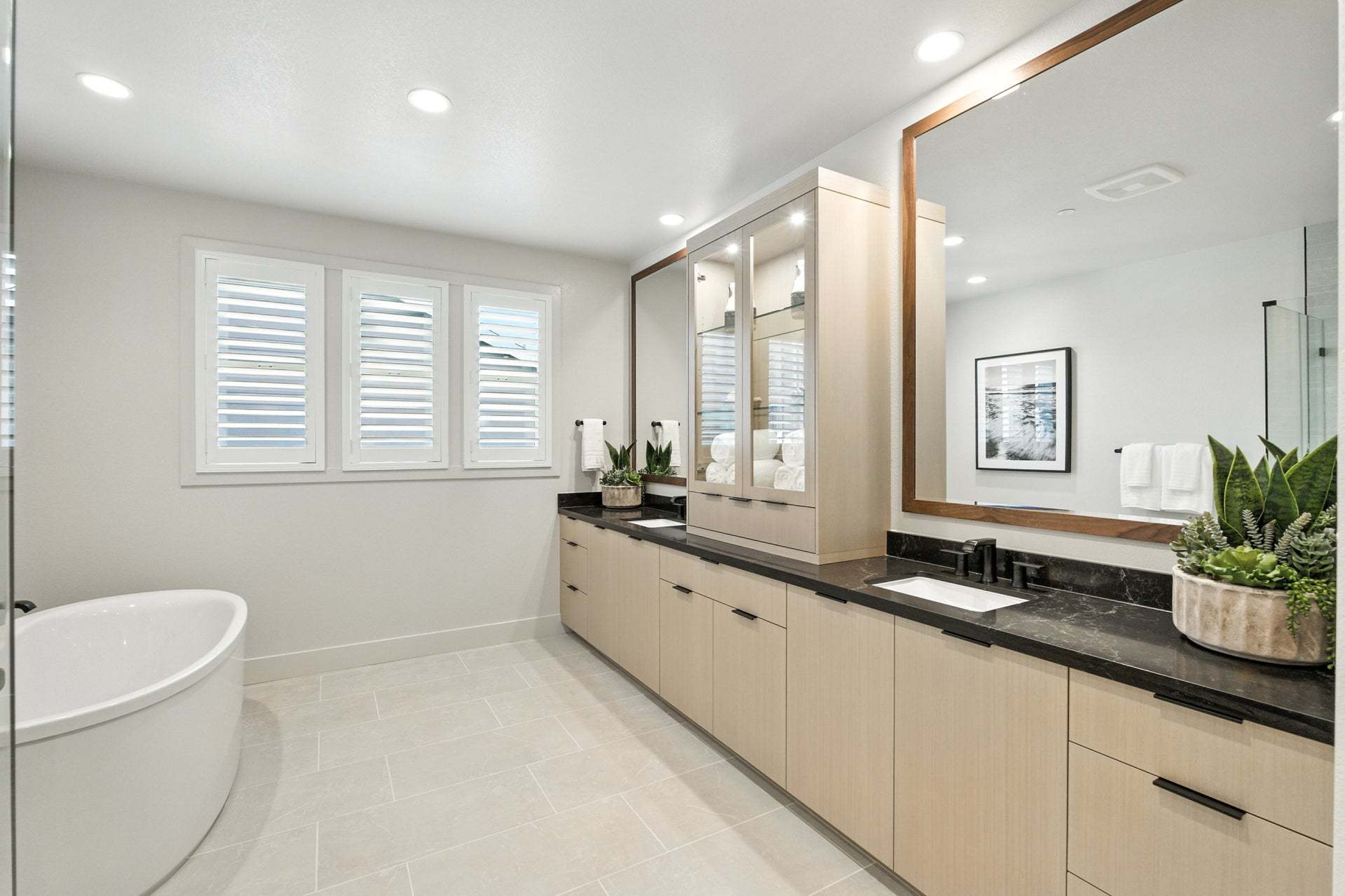 Azure at Francis Ranch by Trumark Homes in Dublin, CA I Residence 2 Model I Primary Bathroom