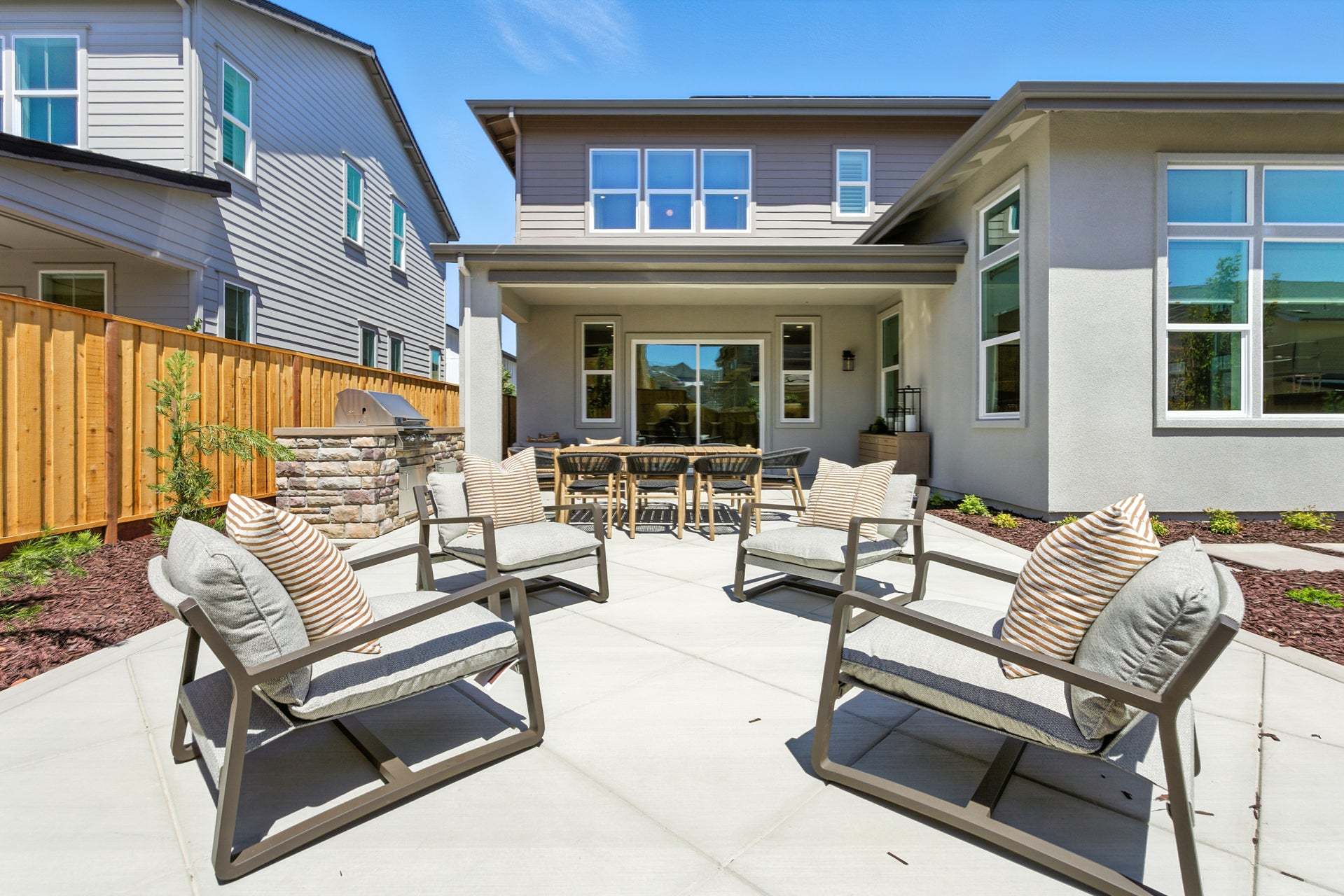 Azure at Francis Ranch by Trumark Homes in Dublin, CA I Residence 2 Model I Outdoor Room