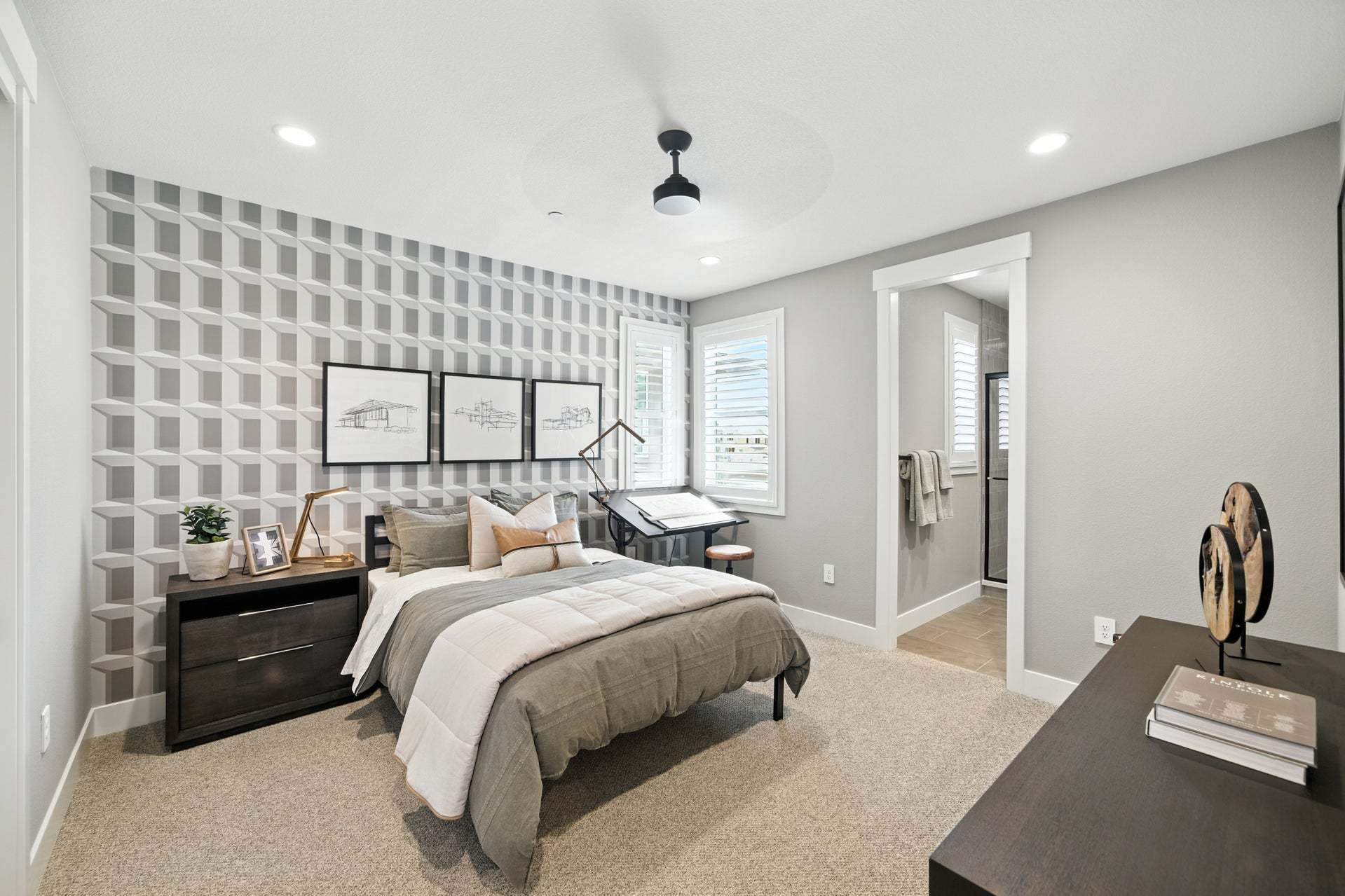 Orchid at Francis Ranch By Trumark Homes in Dublin, CA I Residence 3 Model I Bedroom